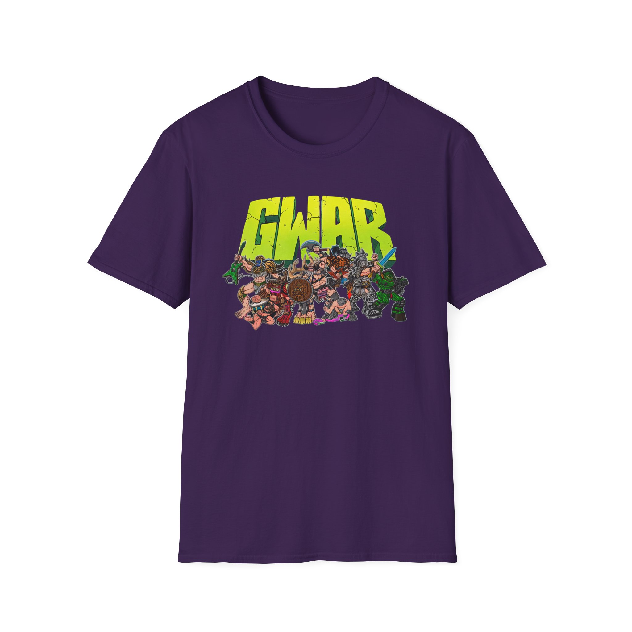 Gwar 2020 Animated Members Unisex Softstyle T-Shirt