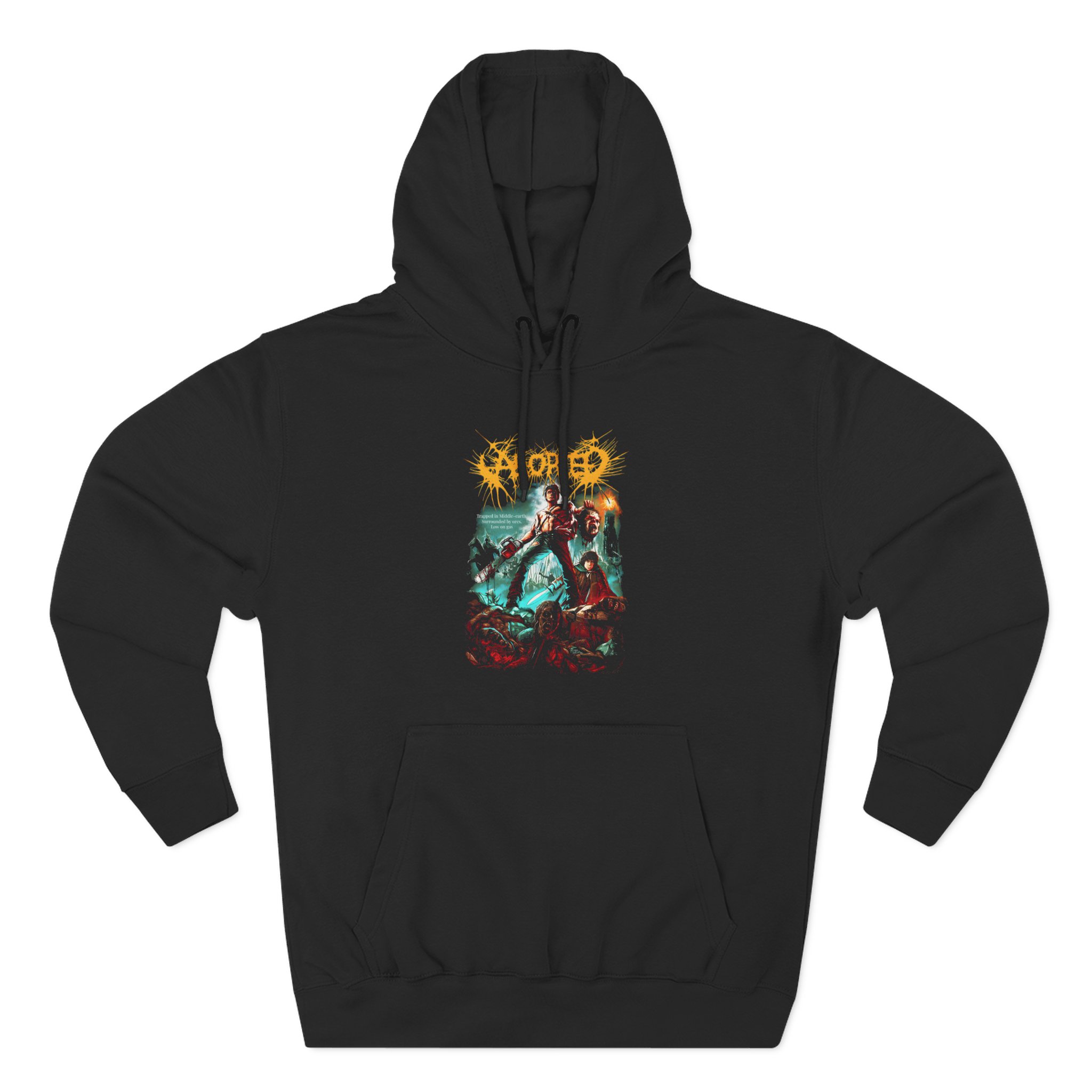 Aborted Army of Orkness Three-Panel Fleece Hoodie