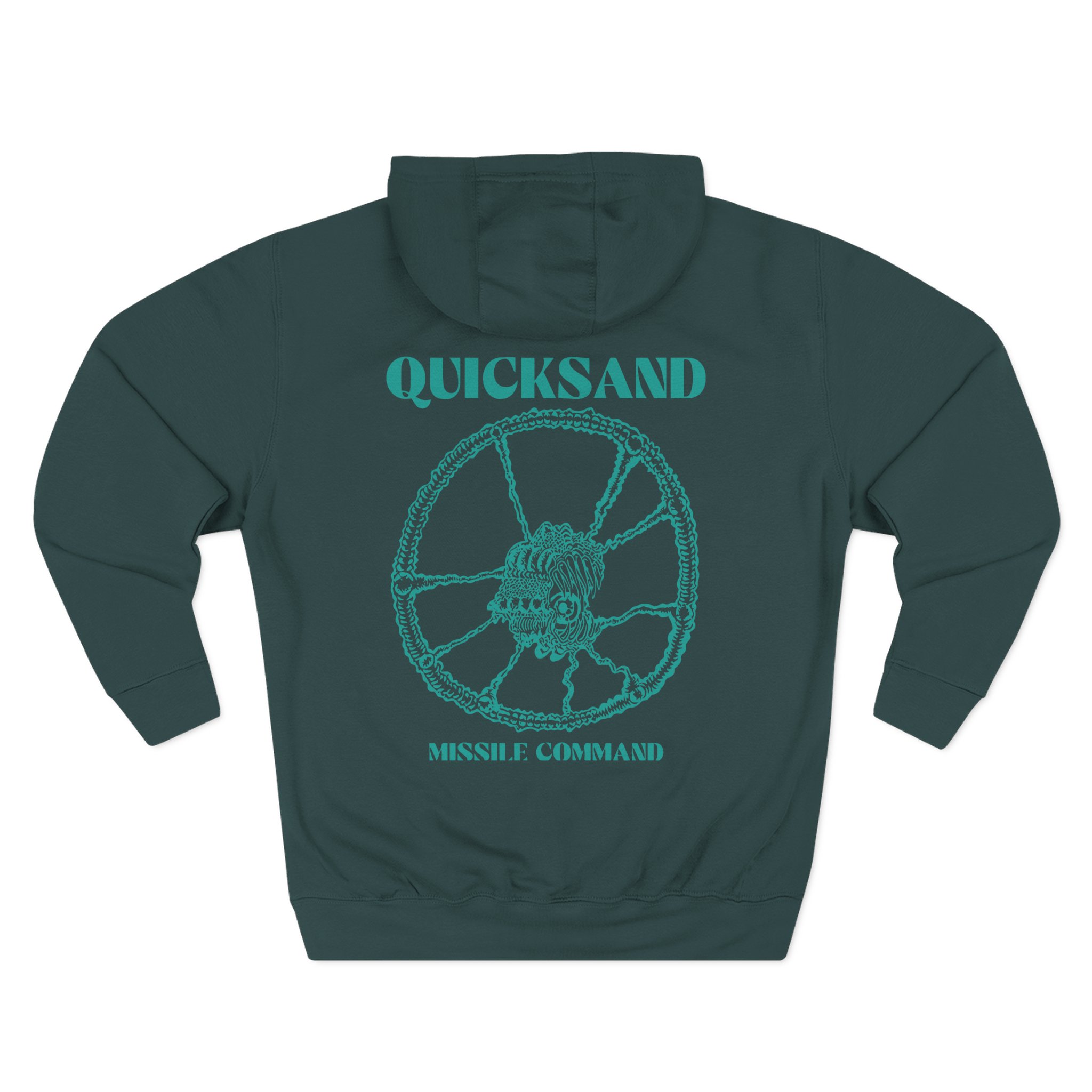 Quicksand Missile Command Three-Panel Fleece Hoodie