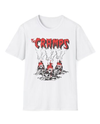 The Cramps Voodoo Skulls Unisex Softstyle T-Shirt