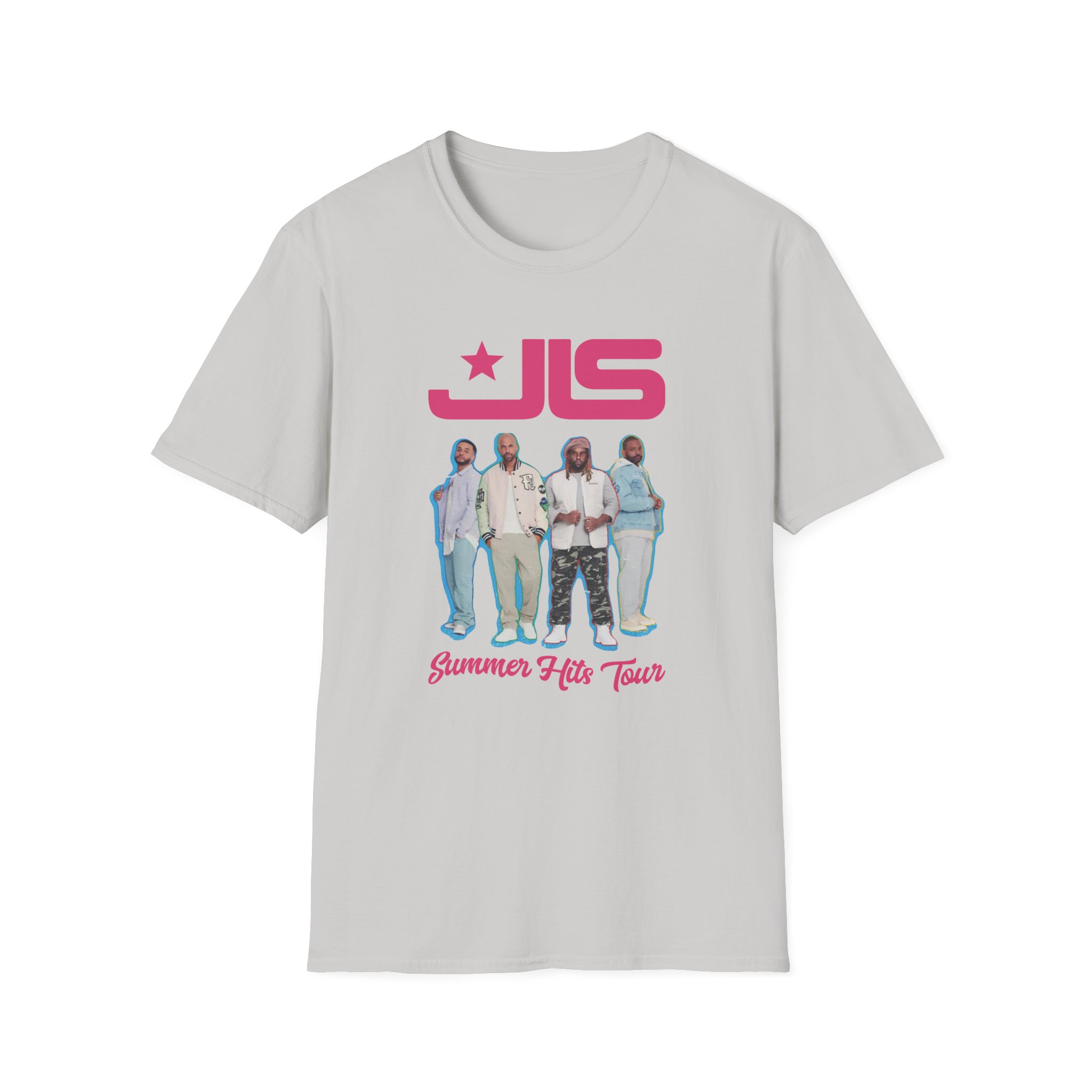 JLS Summer Hits Tour Unisex Softstyle T-Shirt