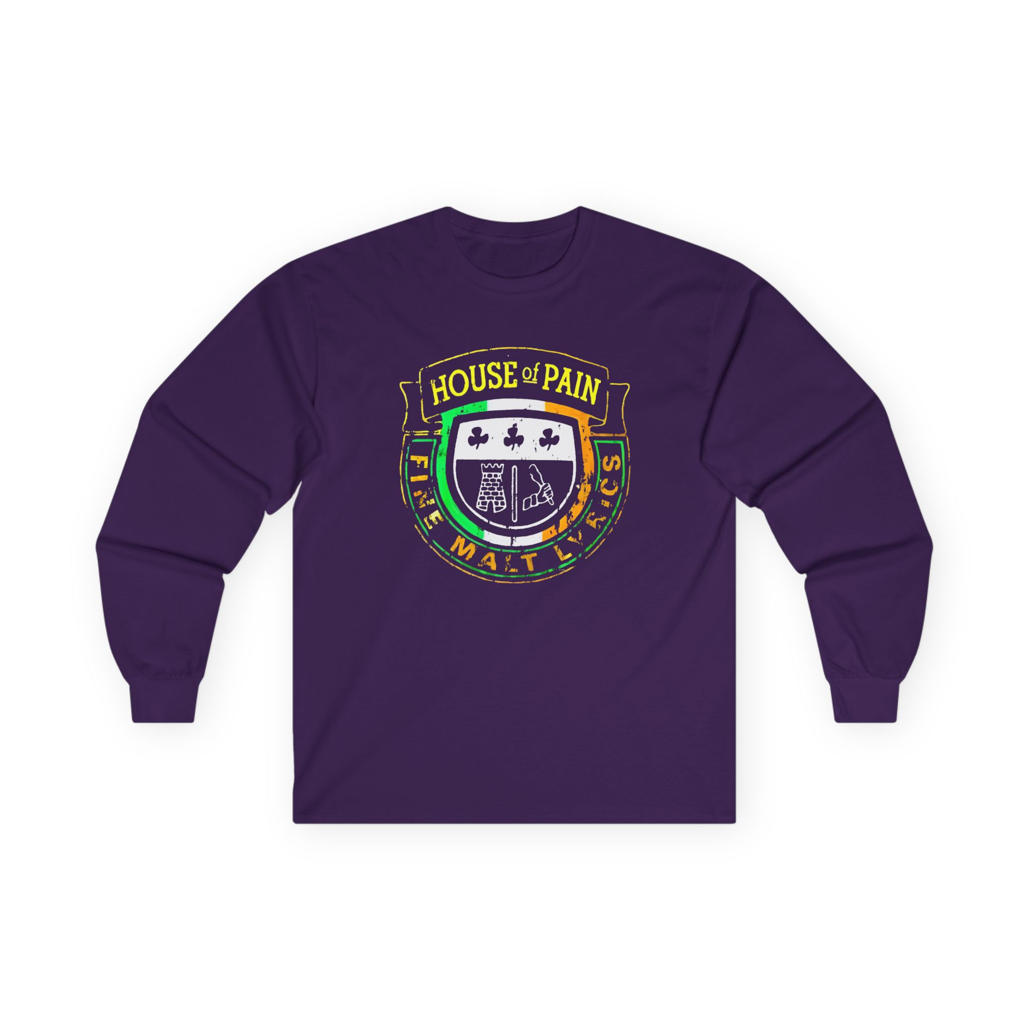 House of Pain Crest Distress Unisex Ultra Cotton Long Sleeve Tee