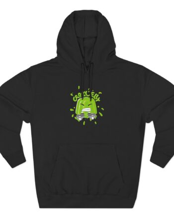 Crazy Jelly Three-Panel Fleece Hoodie