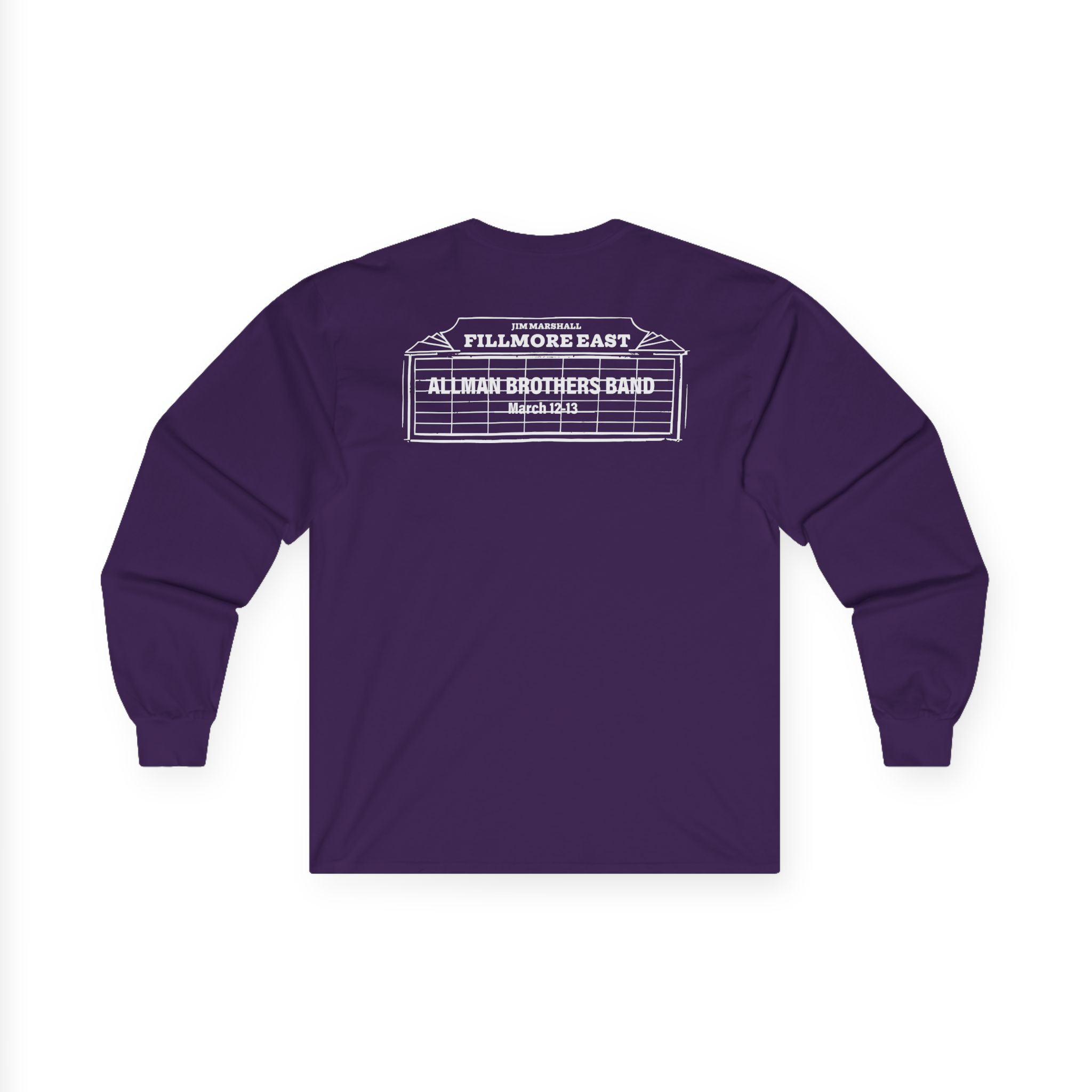 The Allman Brothers Band Fillmore East Unisex Ultra Cotton Long Sleeve Tee