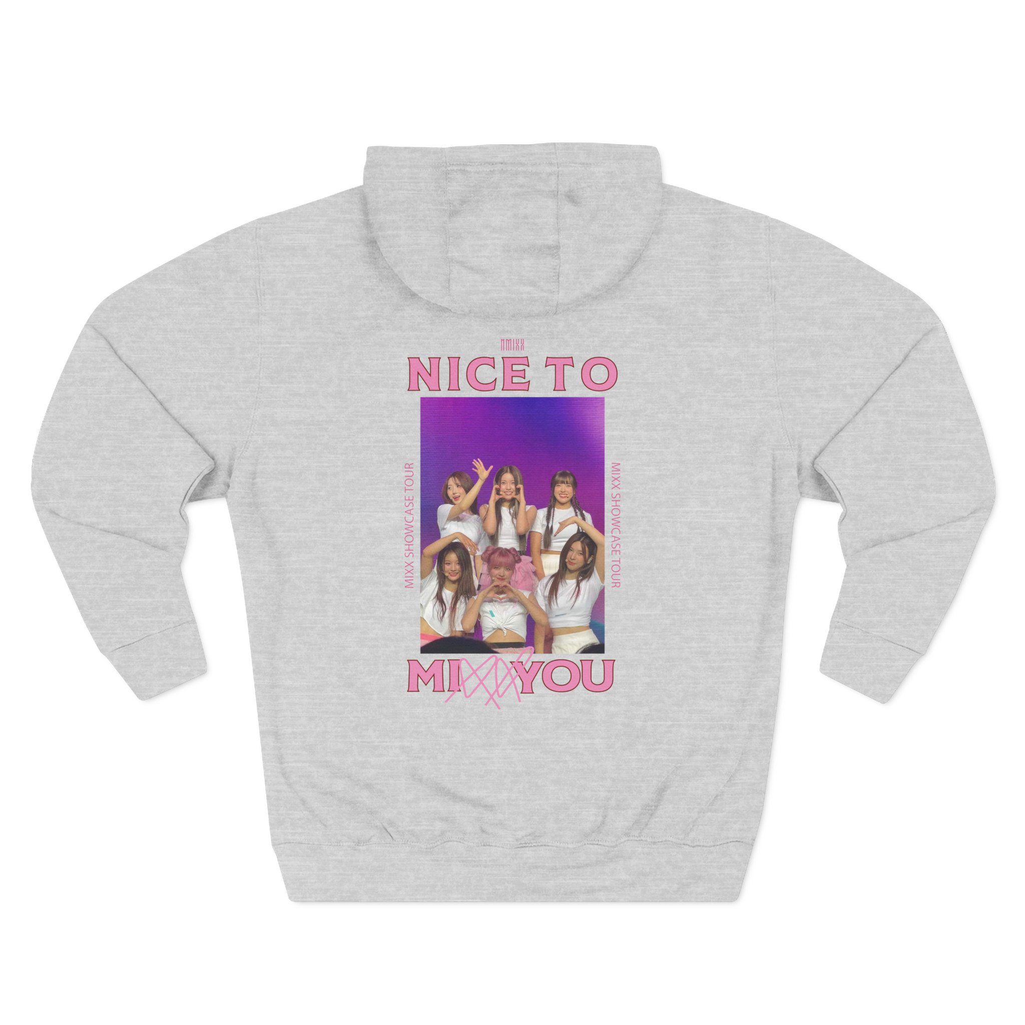 Nmixx Three-Panel Fleece Hoodie