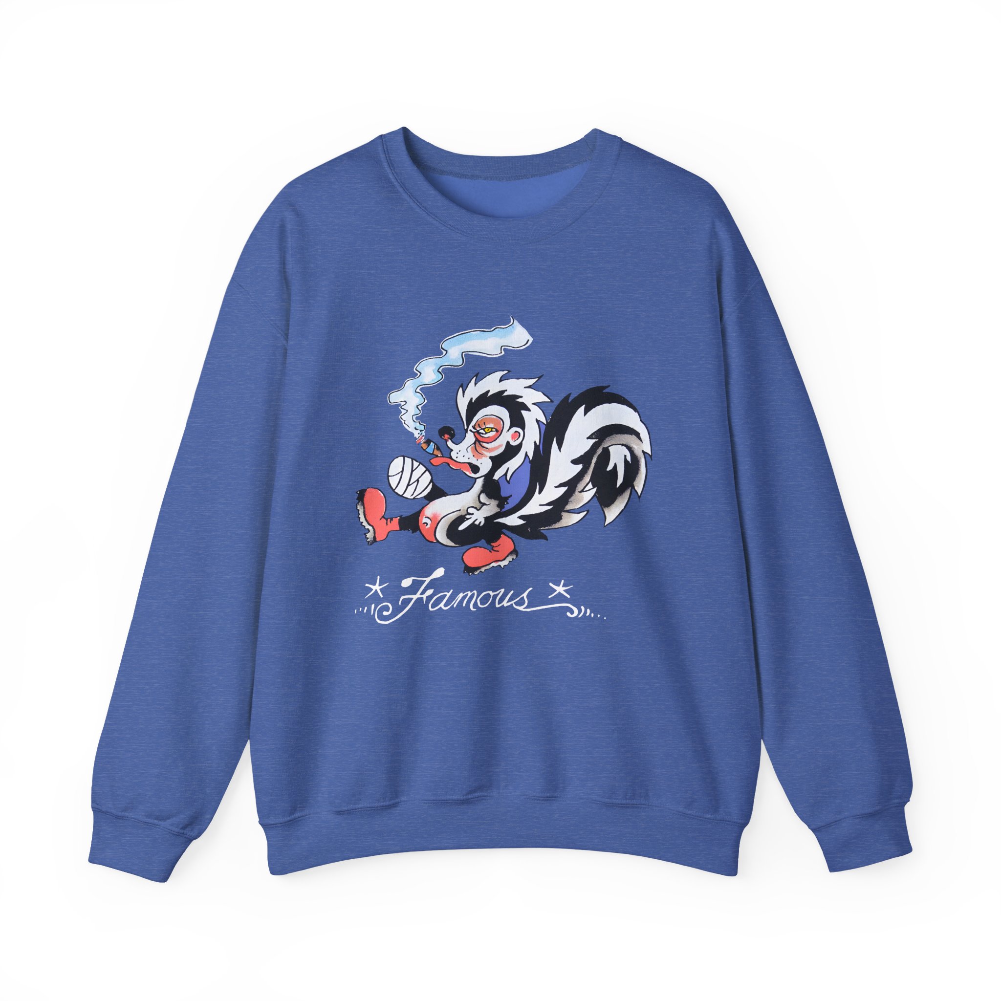 Kim Petras Famous Skunk Boxy Unisex Heavy Blendâ„¢ Crewneck Sweatshirt