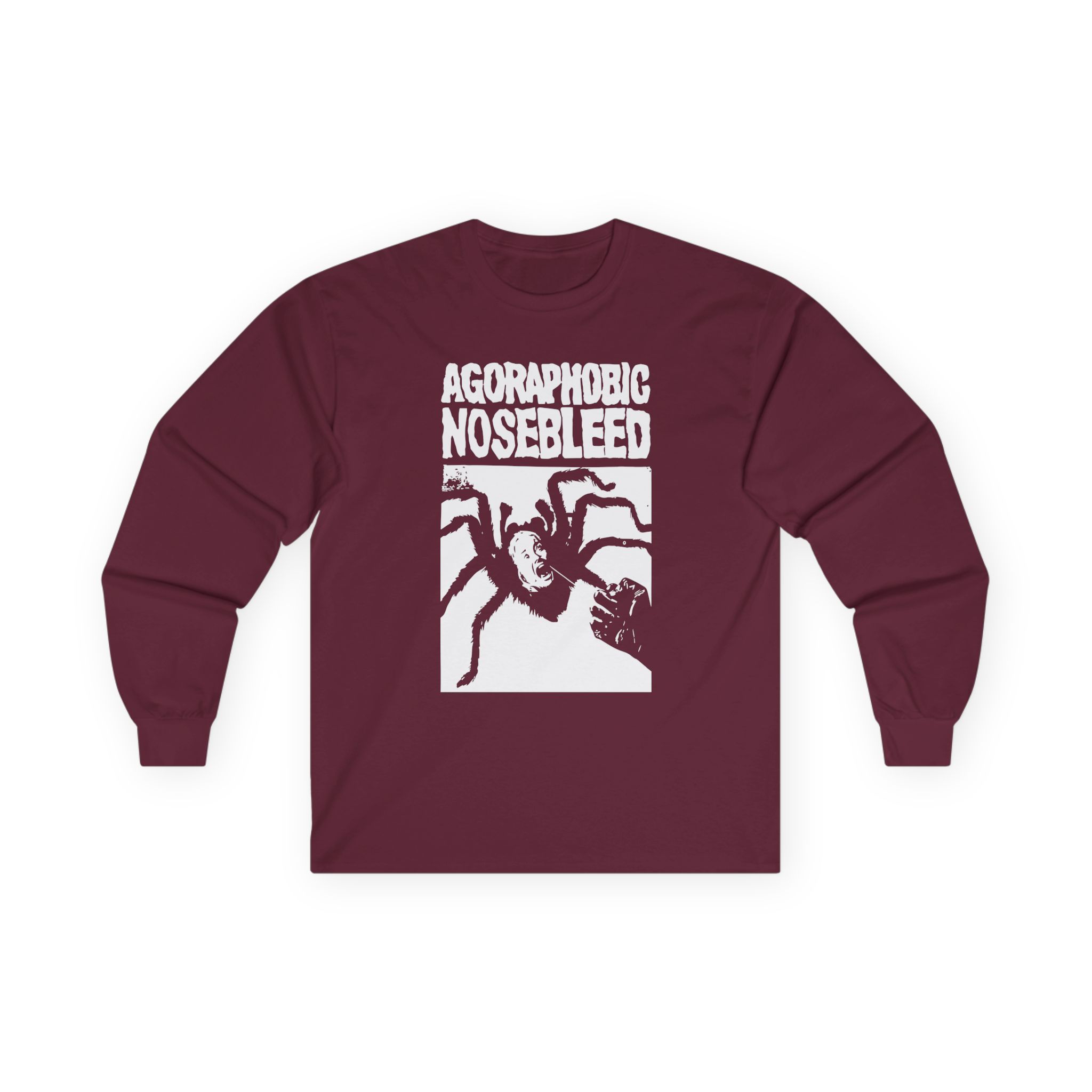Agoraphobic Nosebleed Spider Unisex Ultra Cotton Long Sleeve Tee