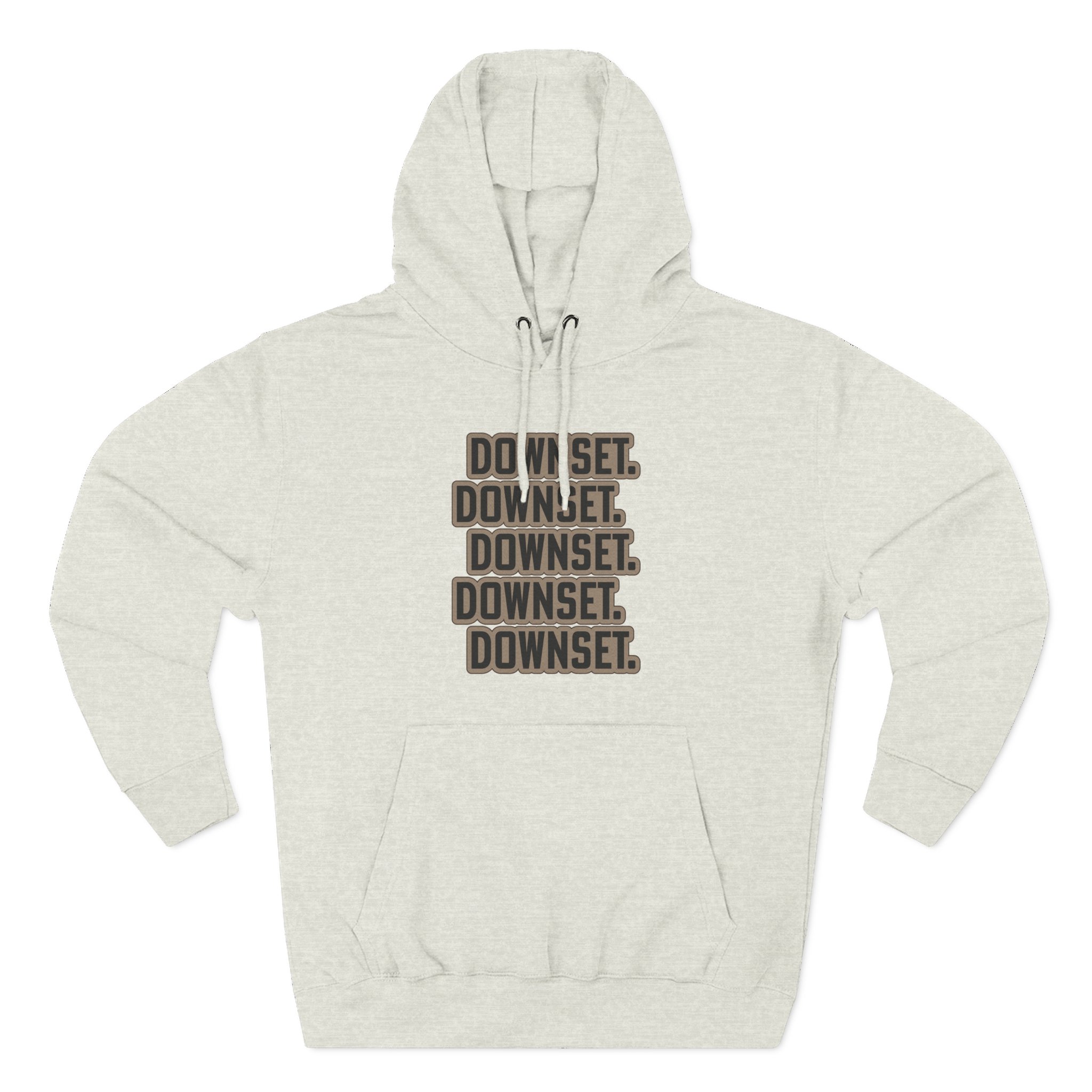 Downset Three-Panel Fleece Hoodie