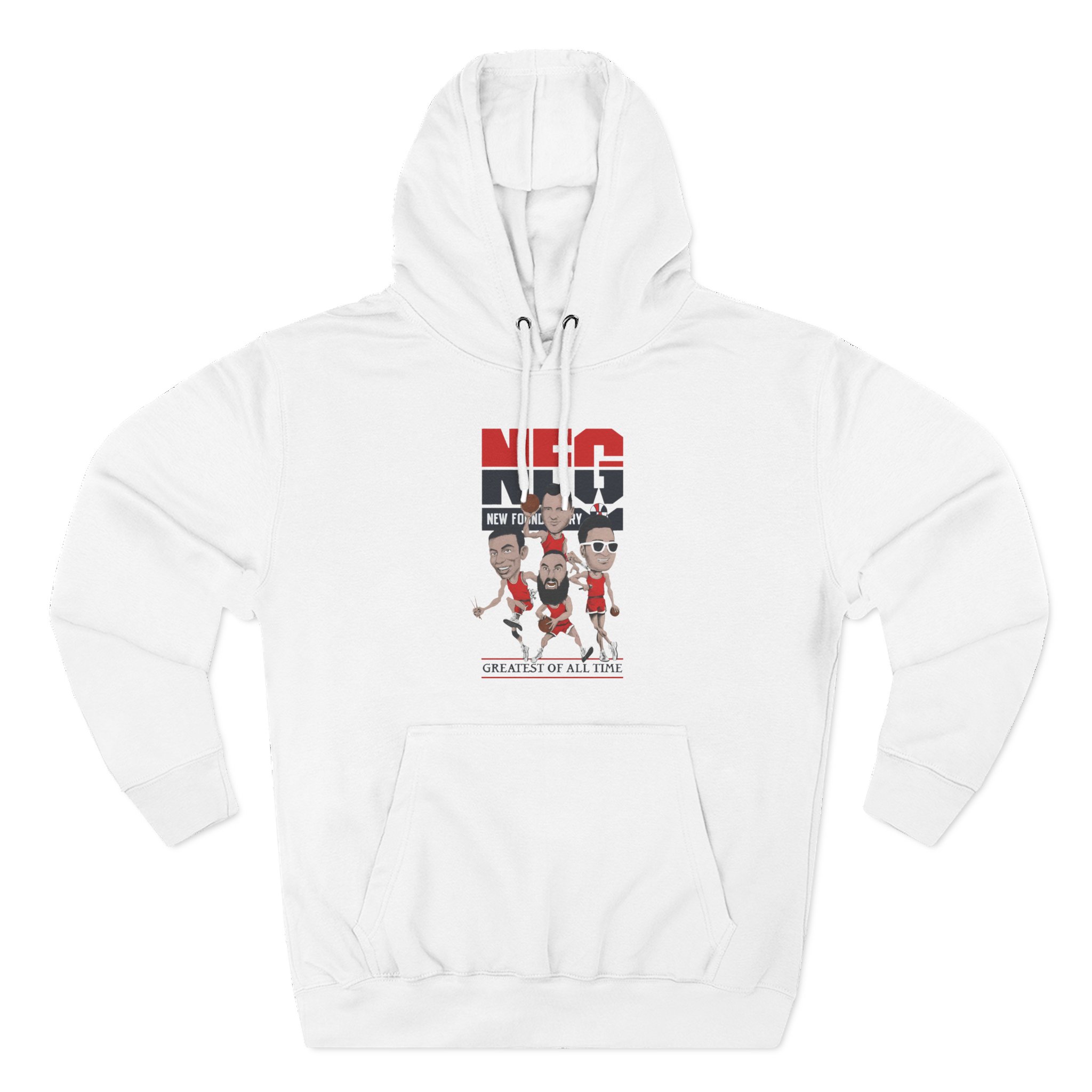 New Found Glory Basketball Three-Panel Fleece Hoodie