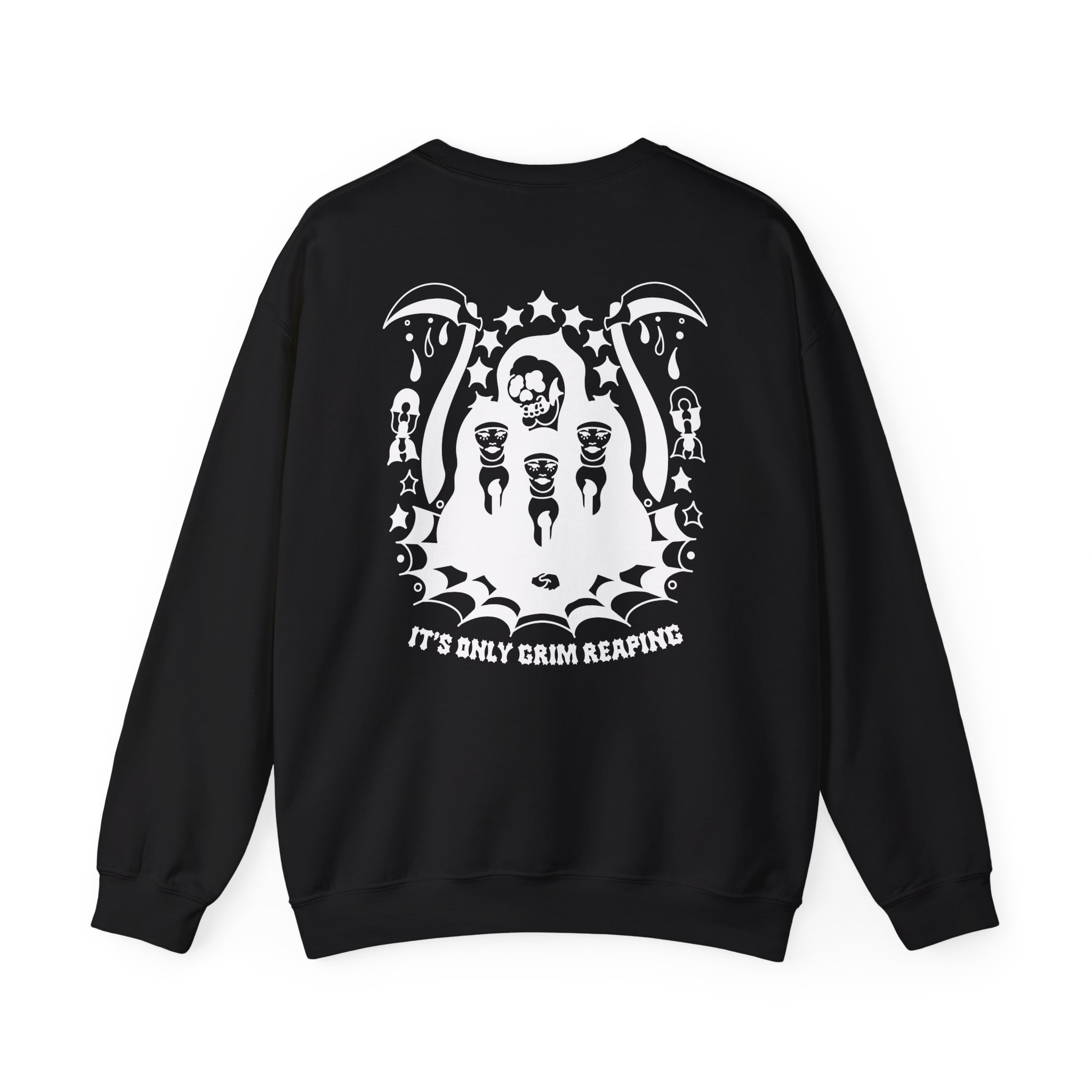 Pup Grim Reaping Unisex Heavy Blendâ„¢ Crewneck Sweatshirt