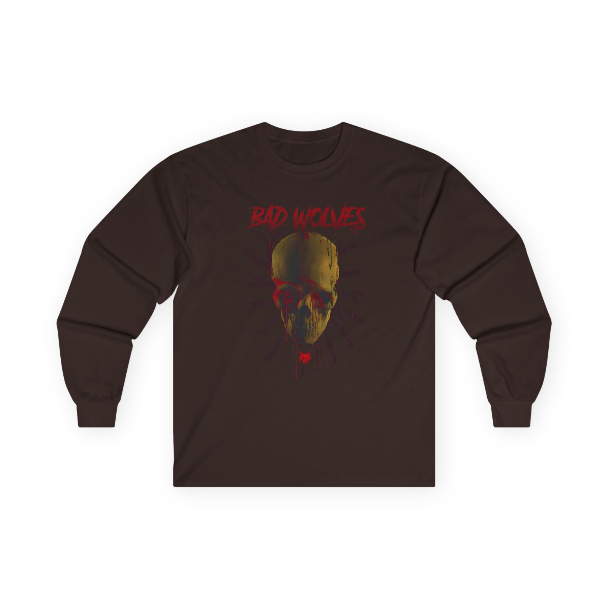Bad Wolves Bloody Skull Unisex Ultra Cotton Long Sleeve Tee