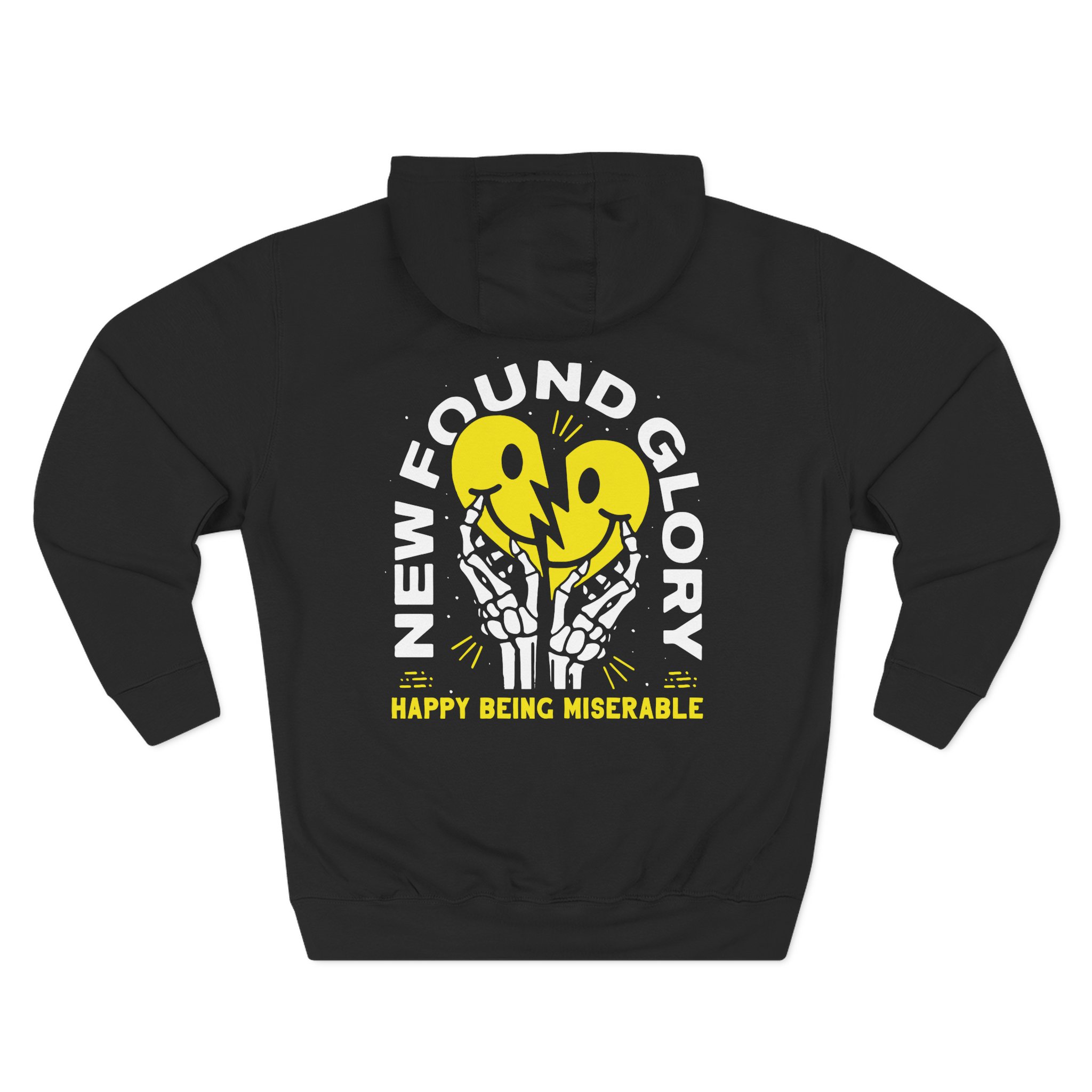 New Found Glory Happy Being Miserable Three-Panel Fleece Hoodie