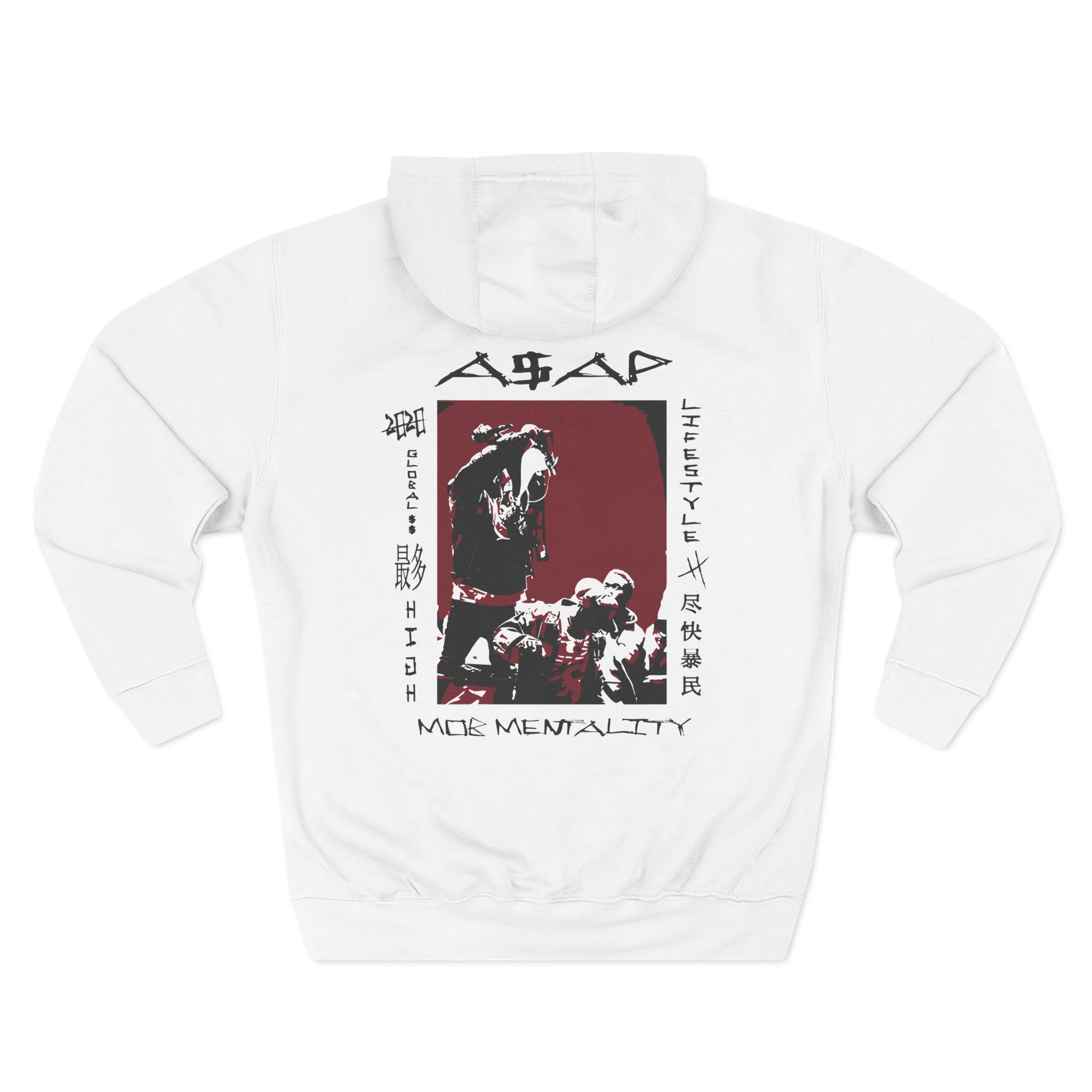 Asap Mob Mentality Three-Panel Fleece Hoodie