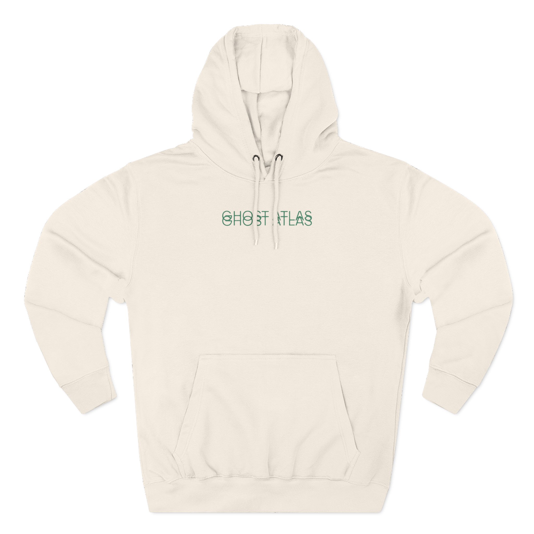 Ghost Atlas Flowers Three-Panel Fleece Hoodie