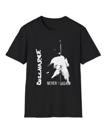 Discharge Never Again Unisex Softstyle T-Shirt