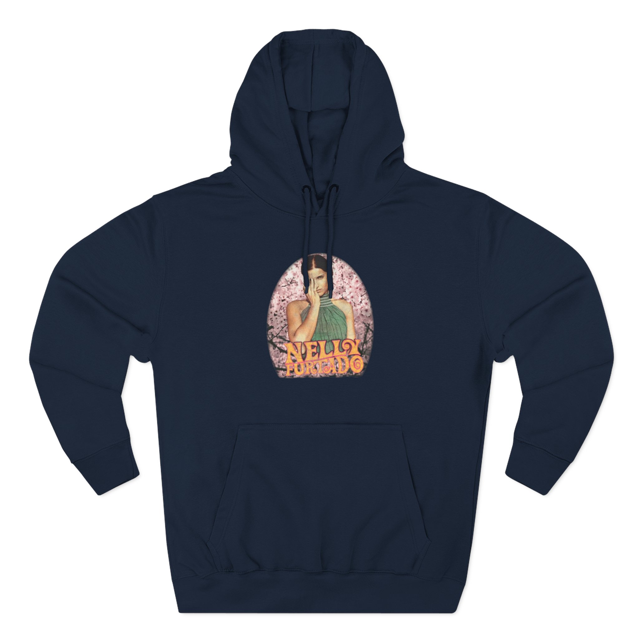 Nelly Furtado Three-Panel Fleece Hoodie