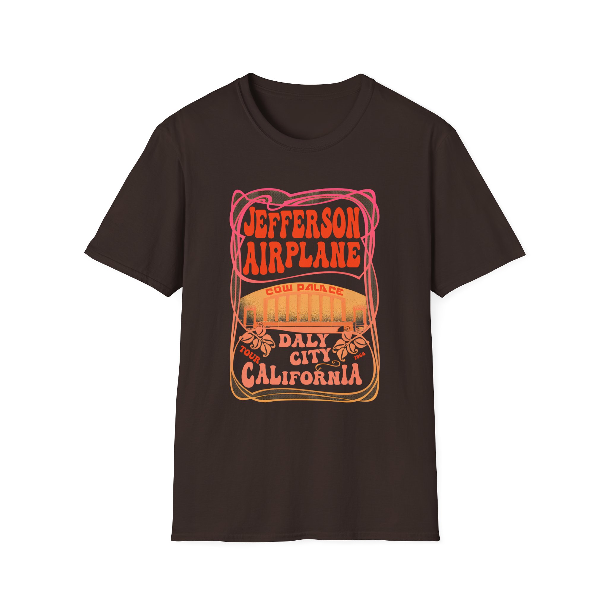 Jefferson Airplane Daly City Tour Unisex Softstyle T-Shirt