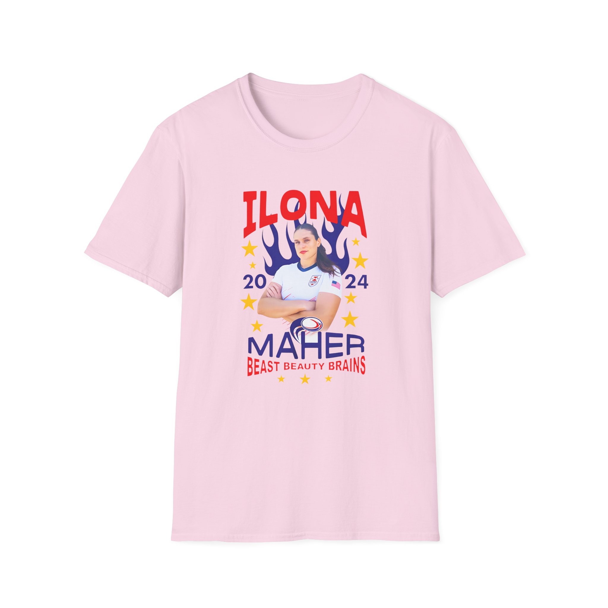 Ilona Maher Spangled Banner Unisex Softstyle T-Shirt
