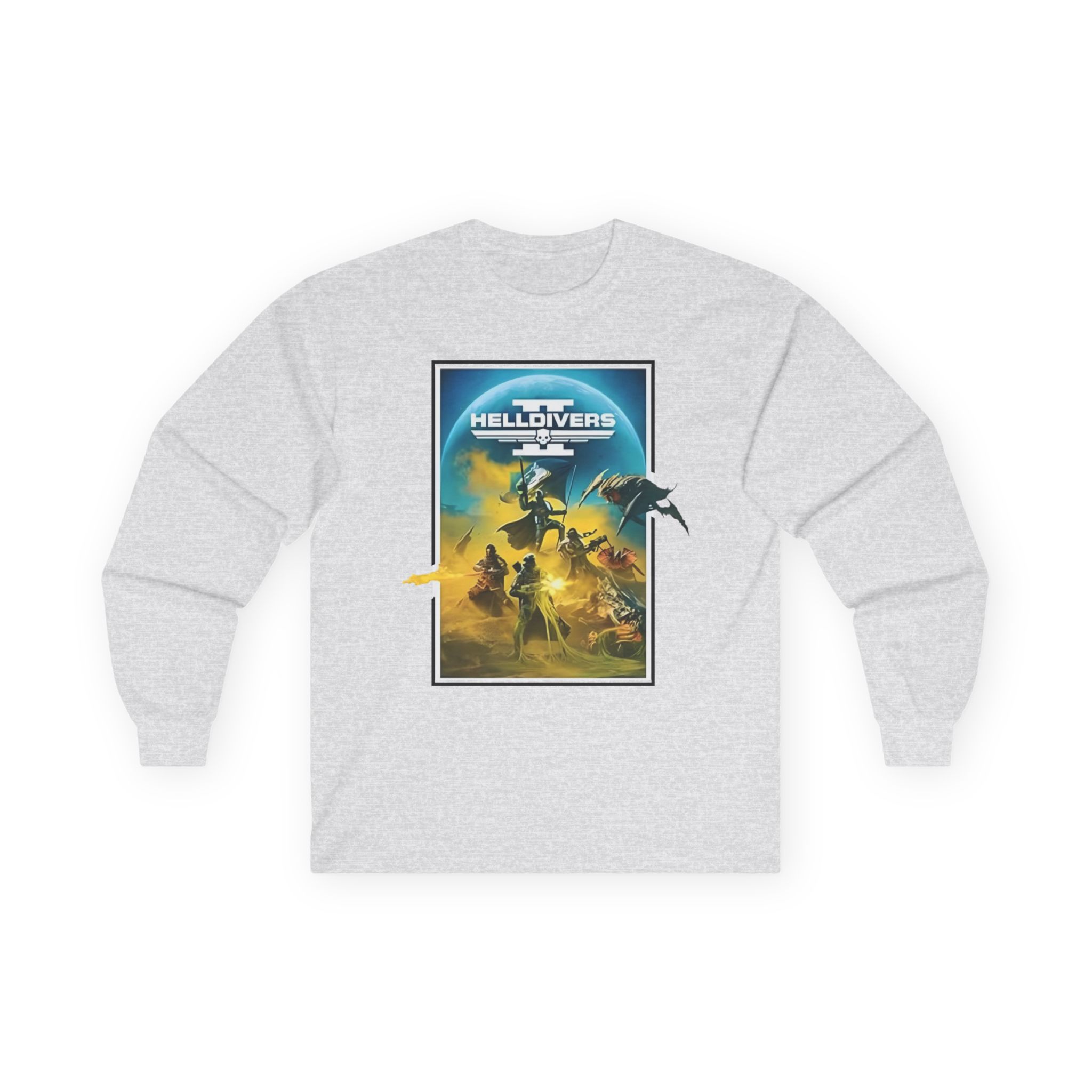 Helldivers Key Art Unisex Ultra Cotton Long Sleeve Tee