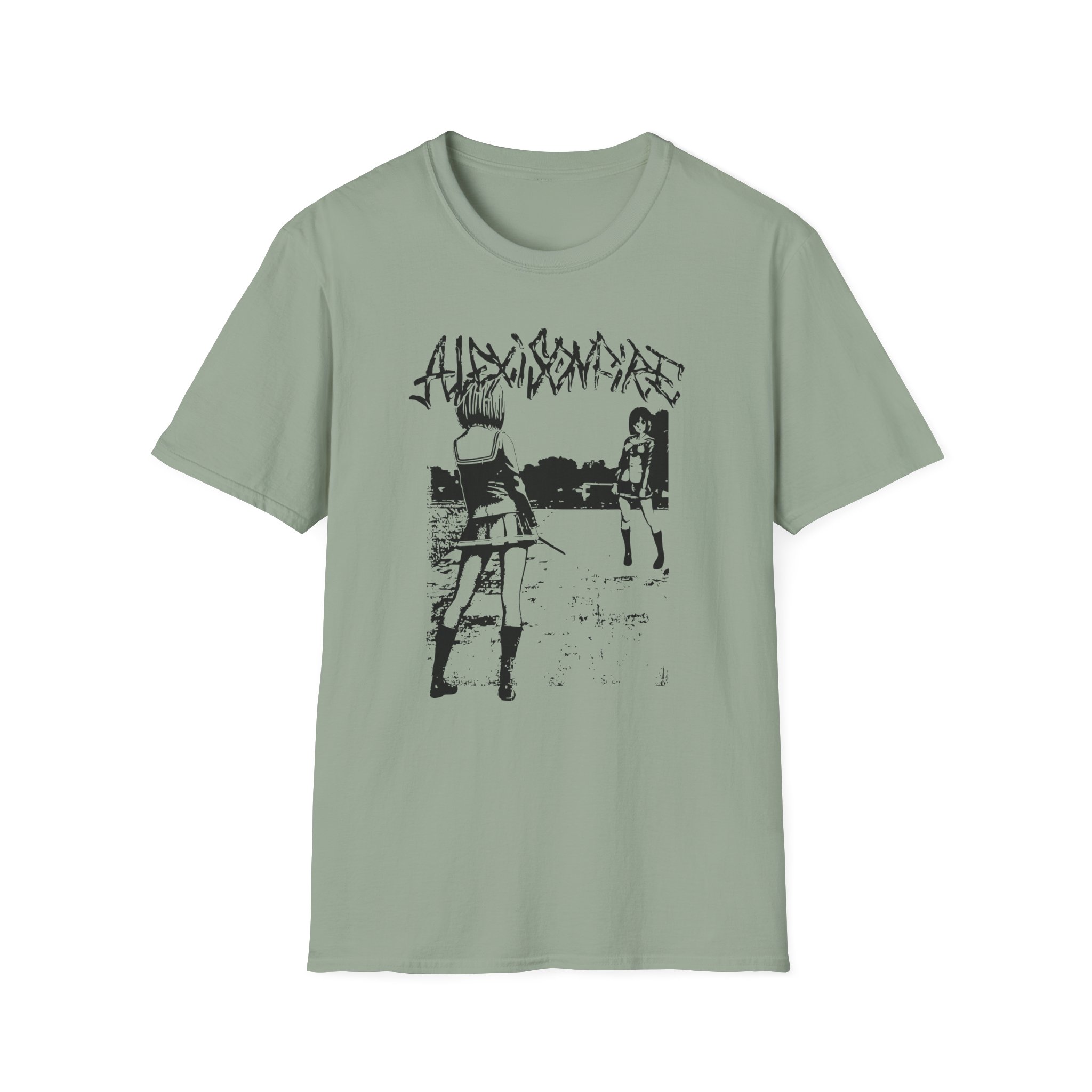 Alexisonfire Anime Knife Fight Unisex Softstyle T-Shirt