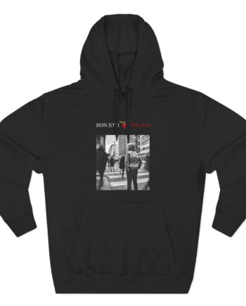 Bon Jovi Album Cover Three-Panel Fleece Hoodie