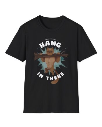 Grian Hang in There Permit Office Cat Unisex Softstyle T-Shirt