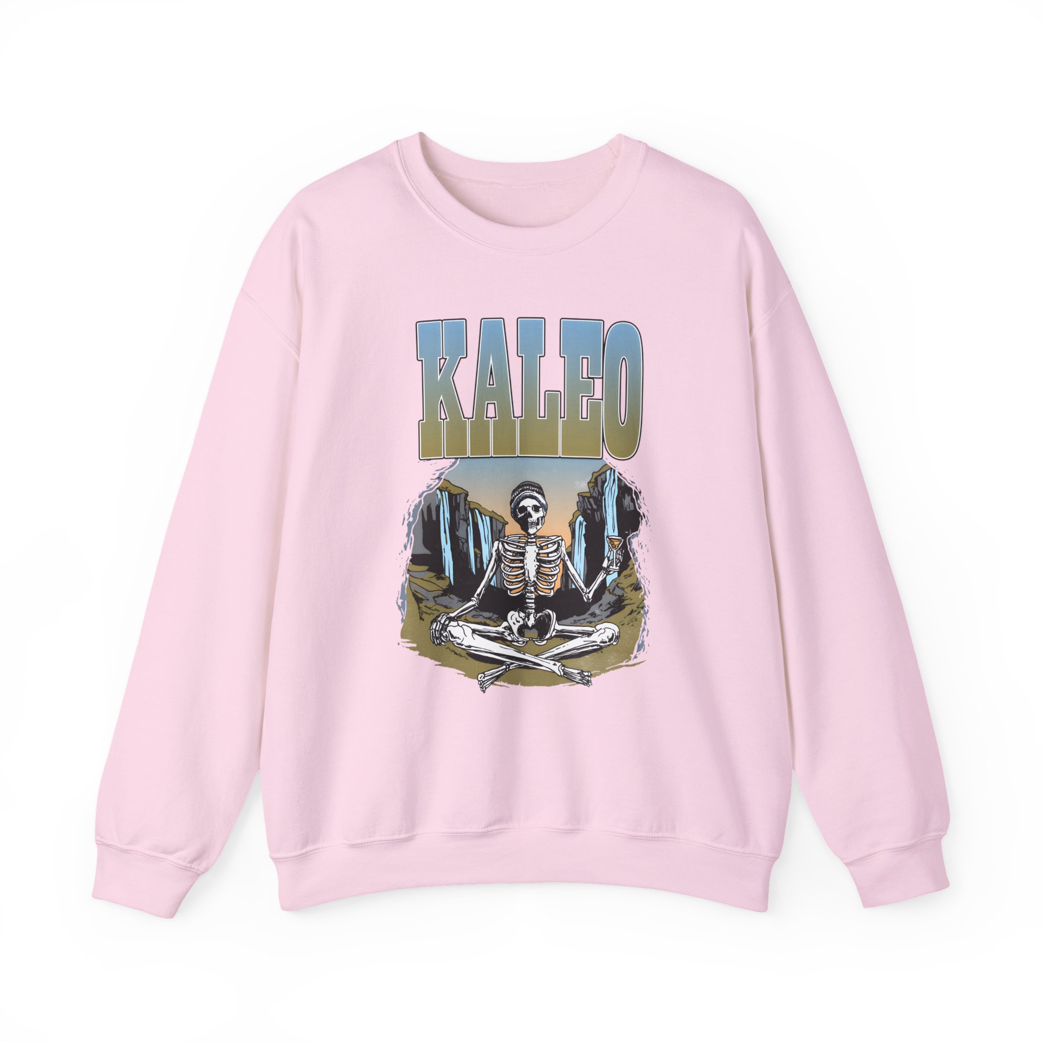 Kaleo Meditating Skeleton Unisex Heavy Blendâ„¢ Crewneck Sweatshirt