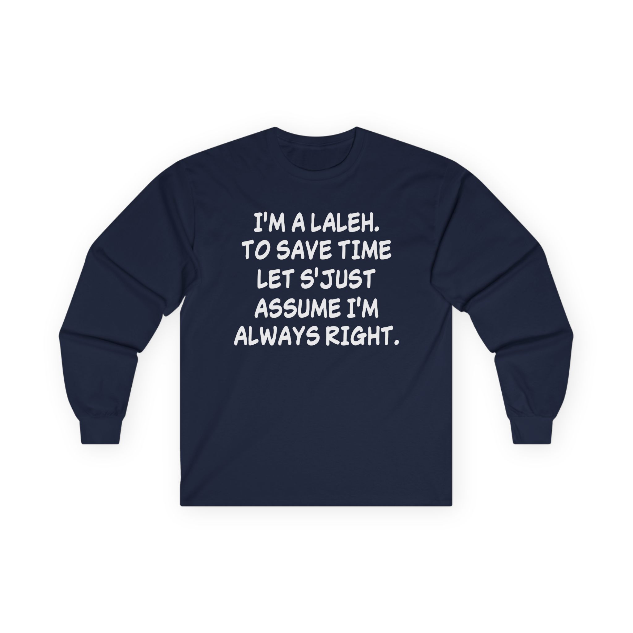 Laleh Unisex Ultra Cotton Long Sleeve Tee