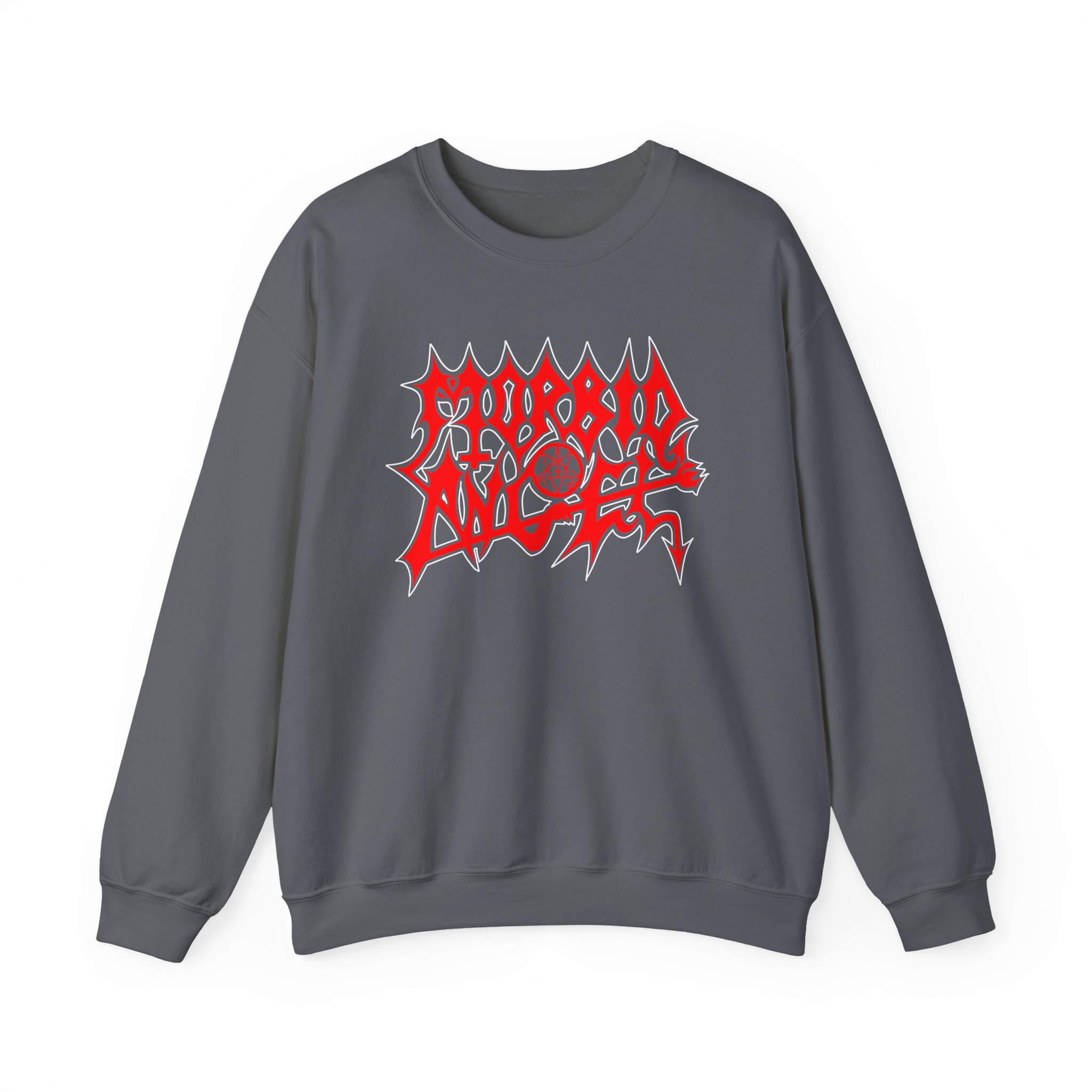 Morbid Angel Red Logo Unisex Heavy Blendâ„¢ Crewneck Sweatshirt