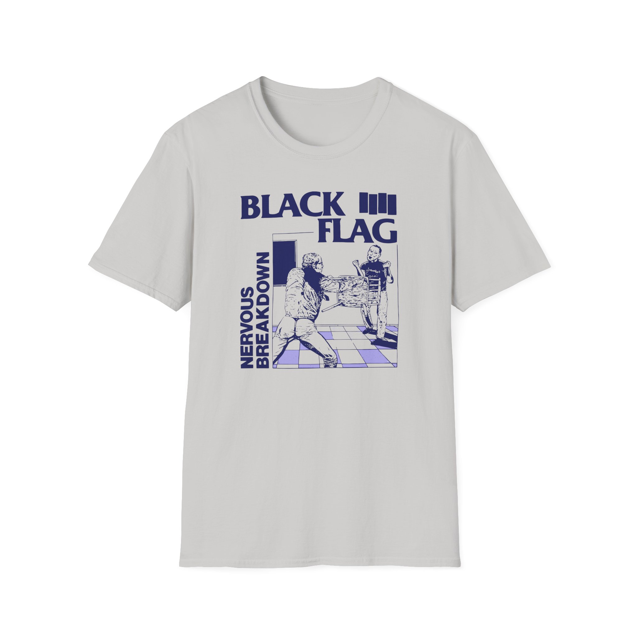 Black Flag Nervous Breakdown Unisex Softstyle T-Shirt
