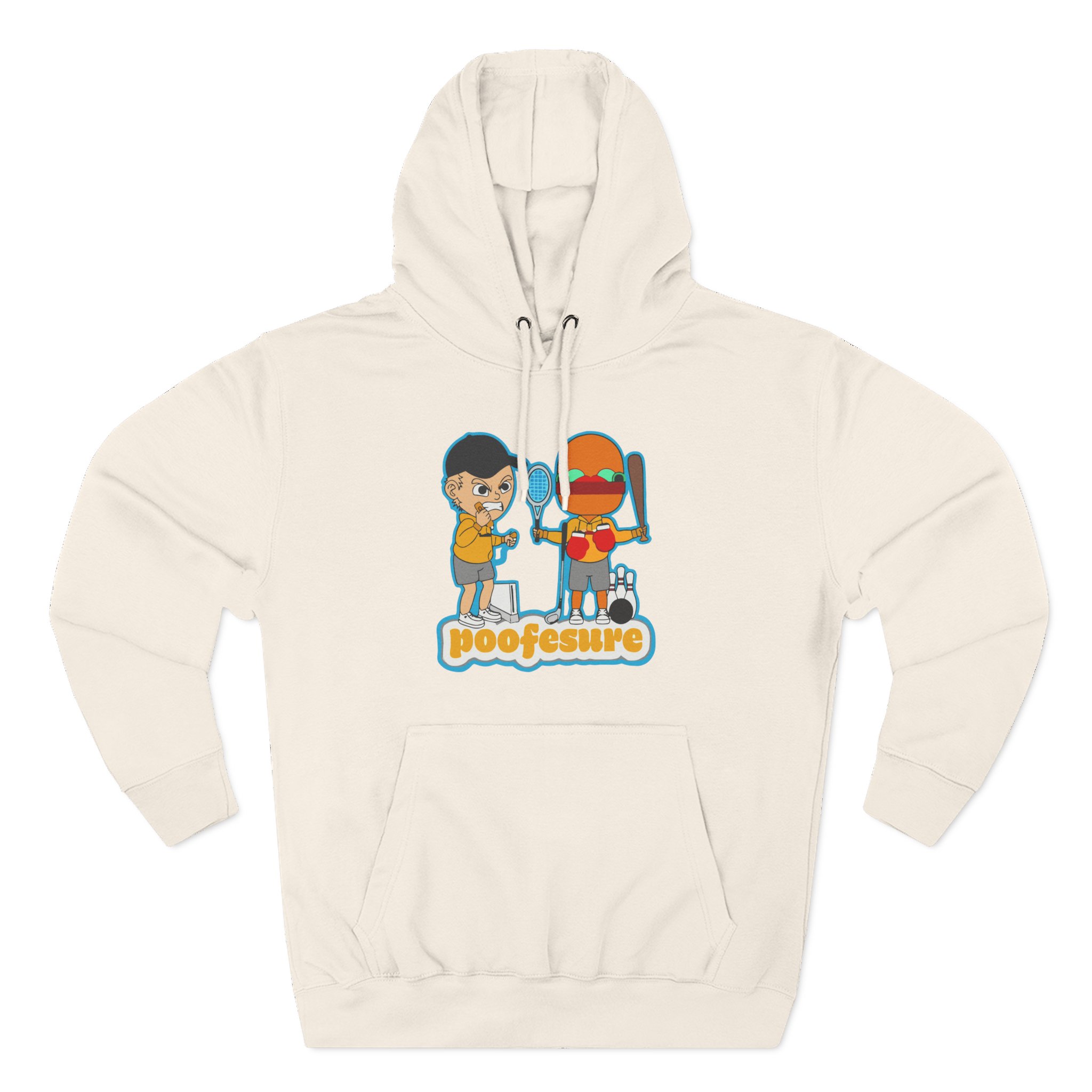 Poofesure Three-Panel Fleece Hoodie