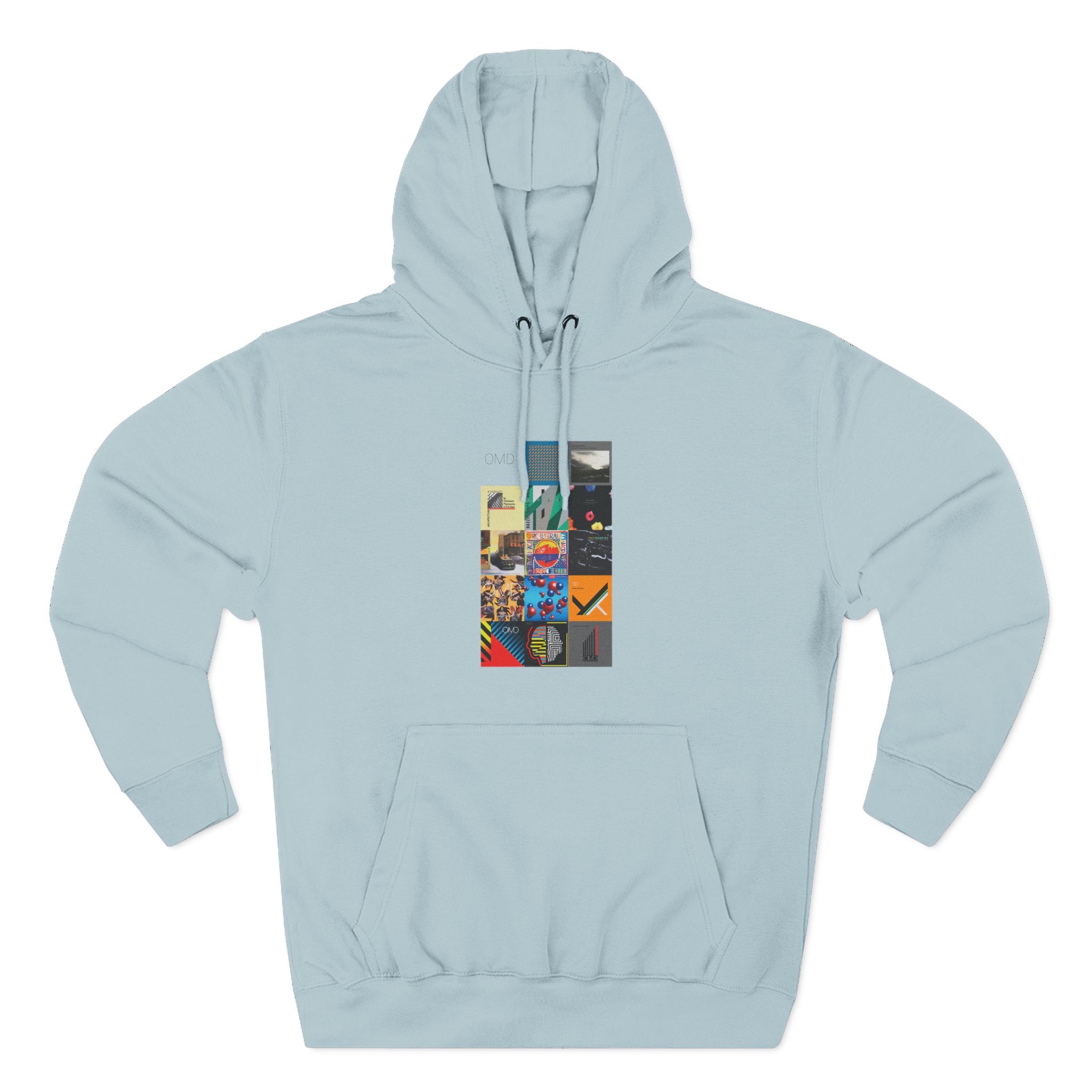 Omd Discography Three-Panel Fleece Hoodie