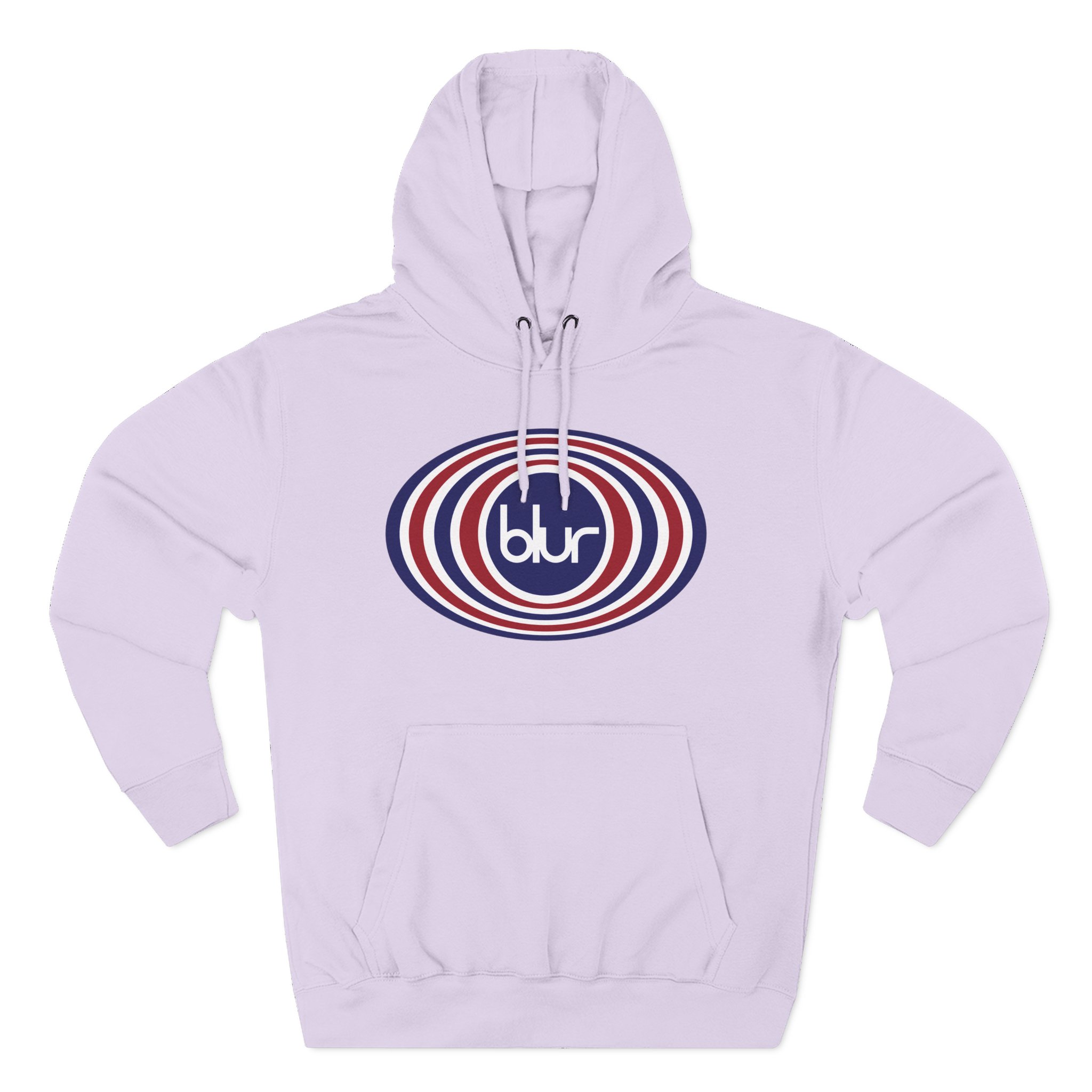 Blur Three-Panel Fleece Hoodie