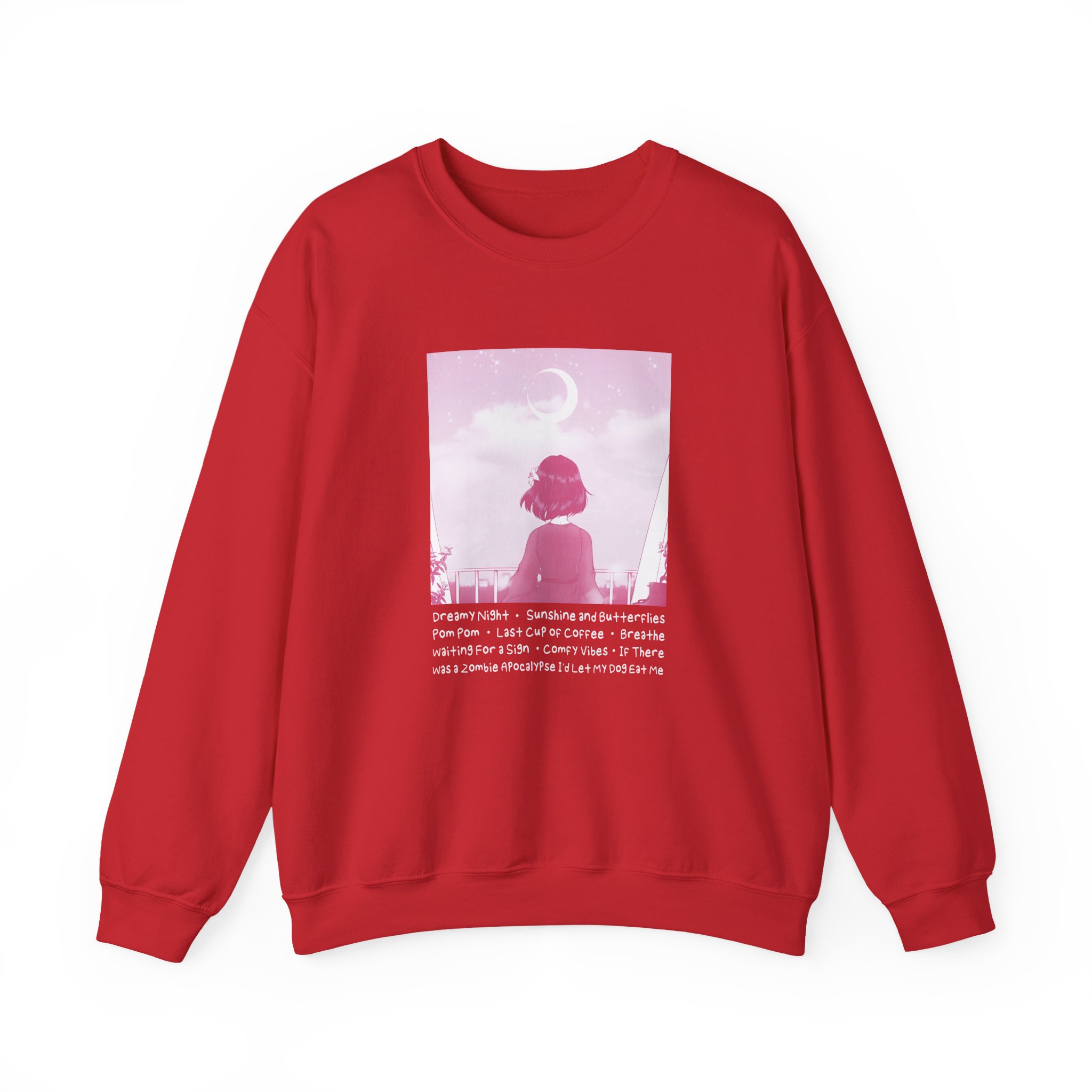 Lilypichu Dreamy Night Unisex Heavy Blendâ„¢ Crewneck Sweatshirt