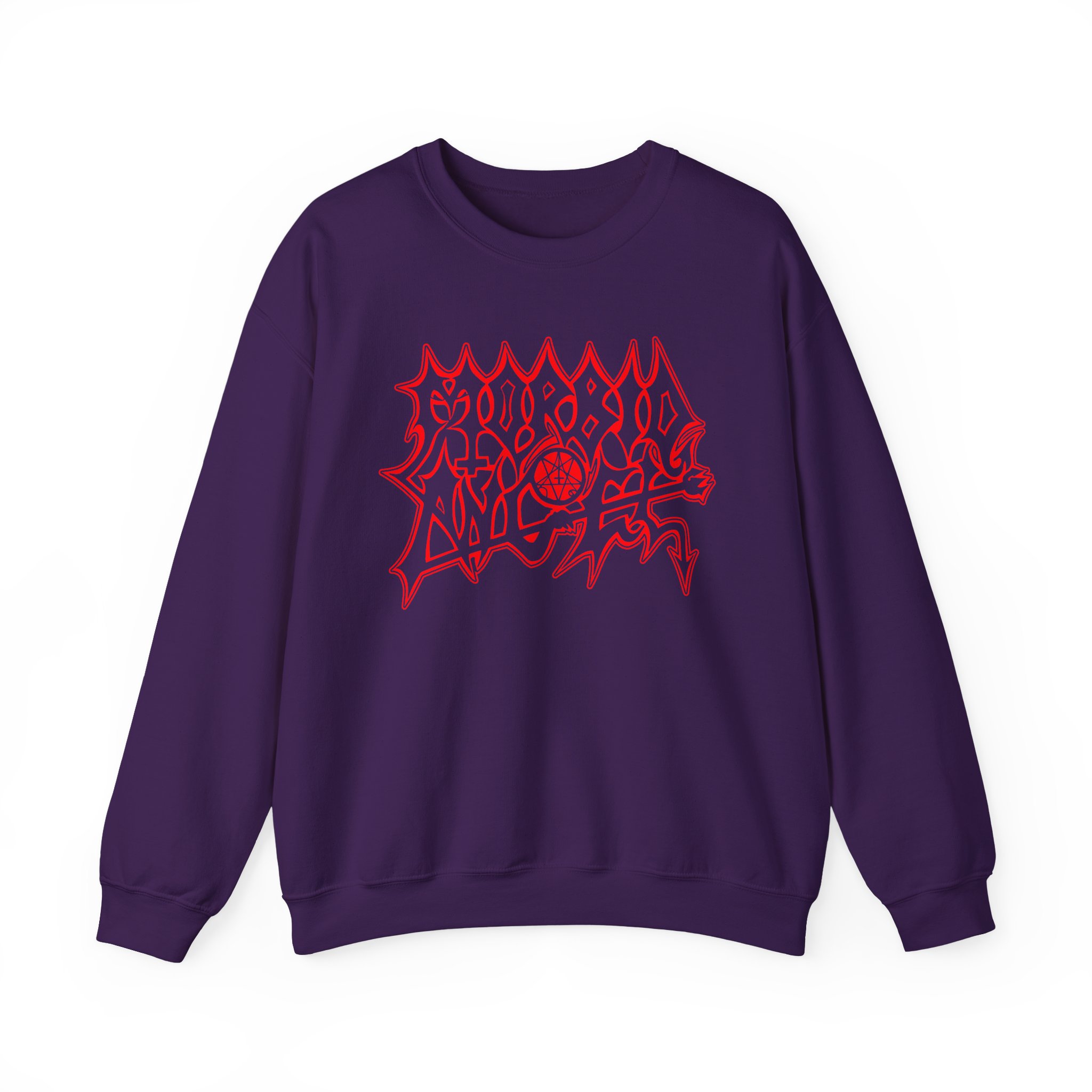 Morbid Angel Red Logo Unisex Heavy Blendâ„¢ Crewneck Sweatshirt