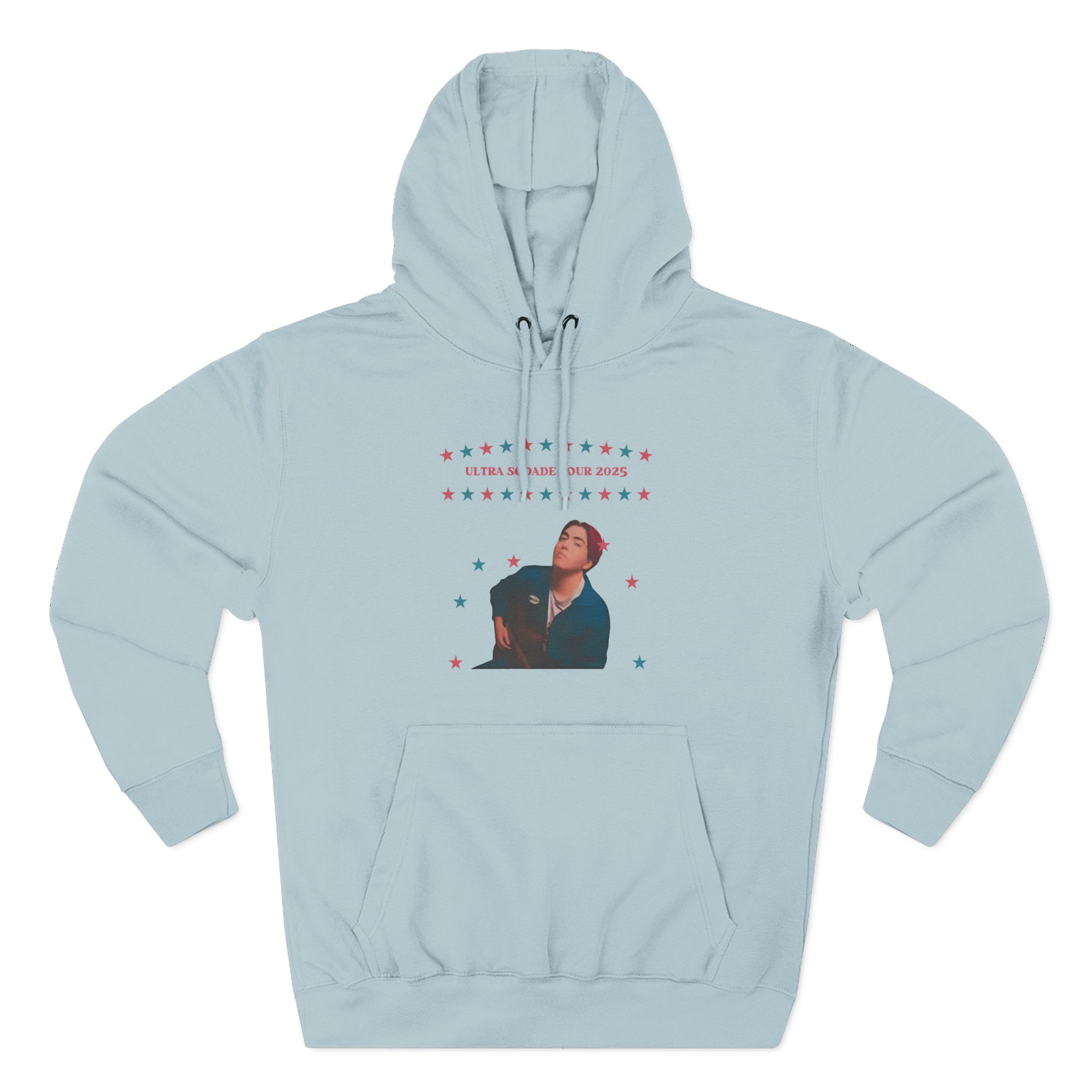 Kevin Kaarl Ultra Sodade Three-Panel Fleece Hoodie