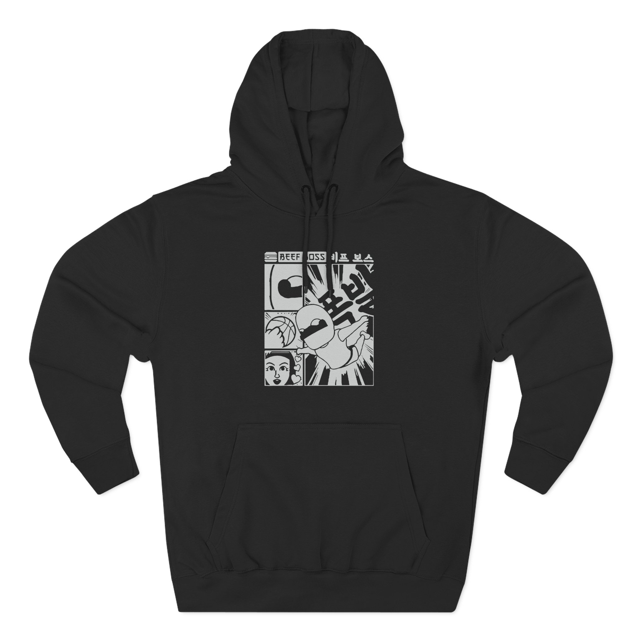 Poofesure Three-Panel Fleece Hoodie