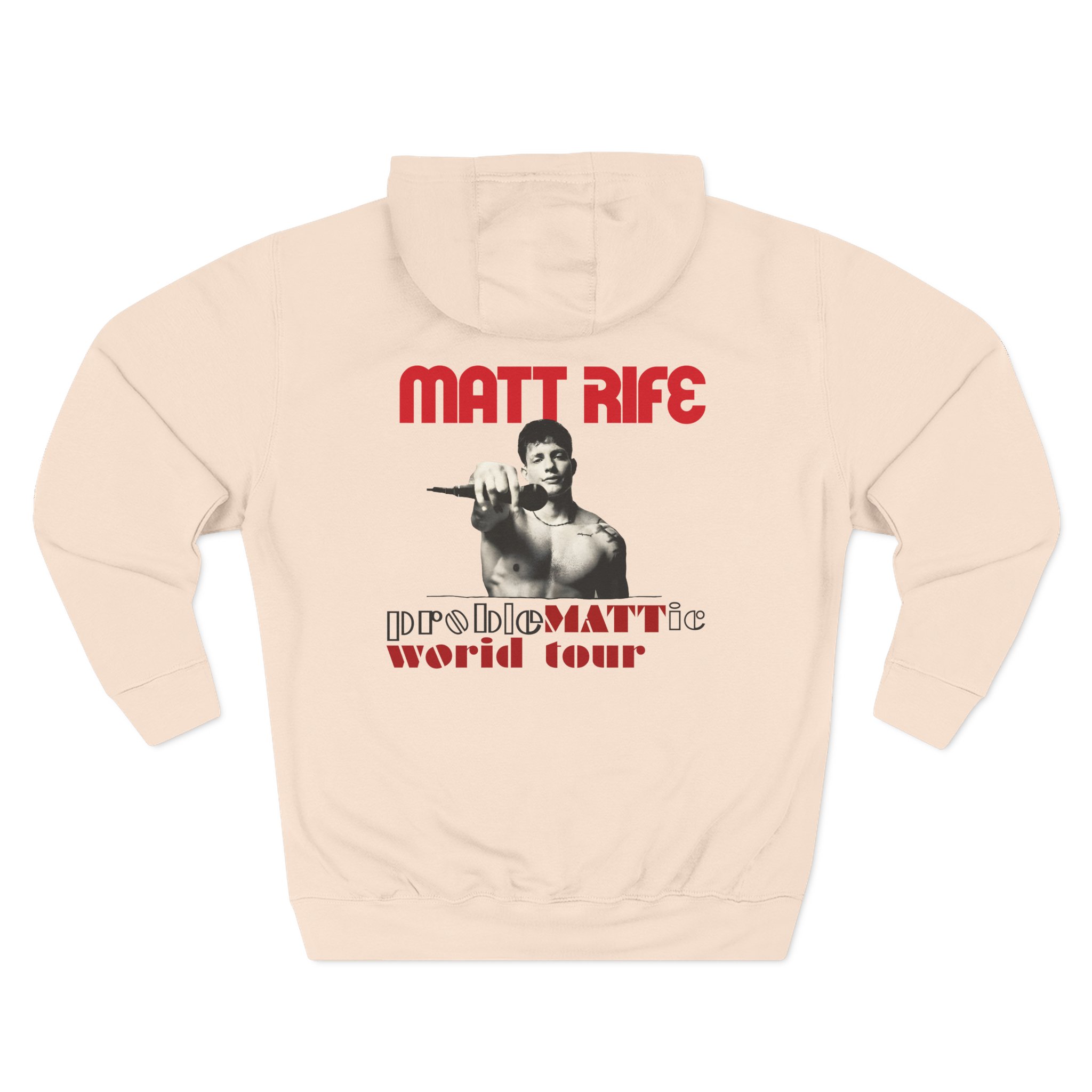 Matt Rife Problemattic Tour Pic Three-Panel Fleece Hoodie