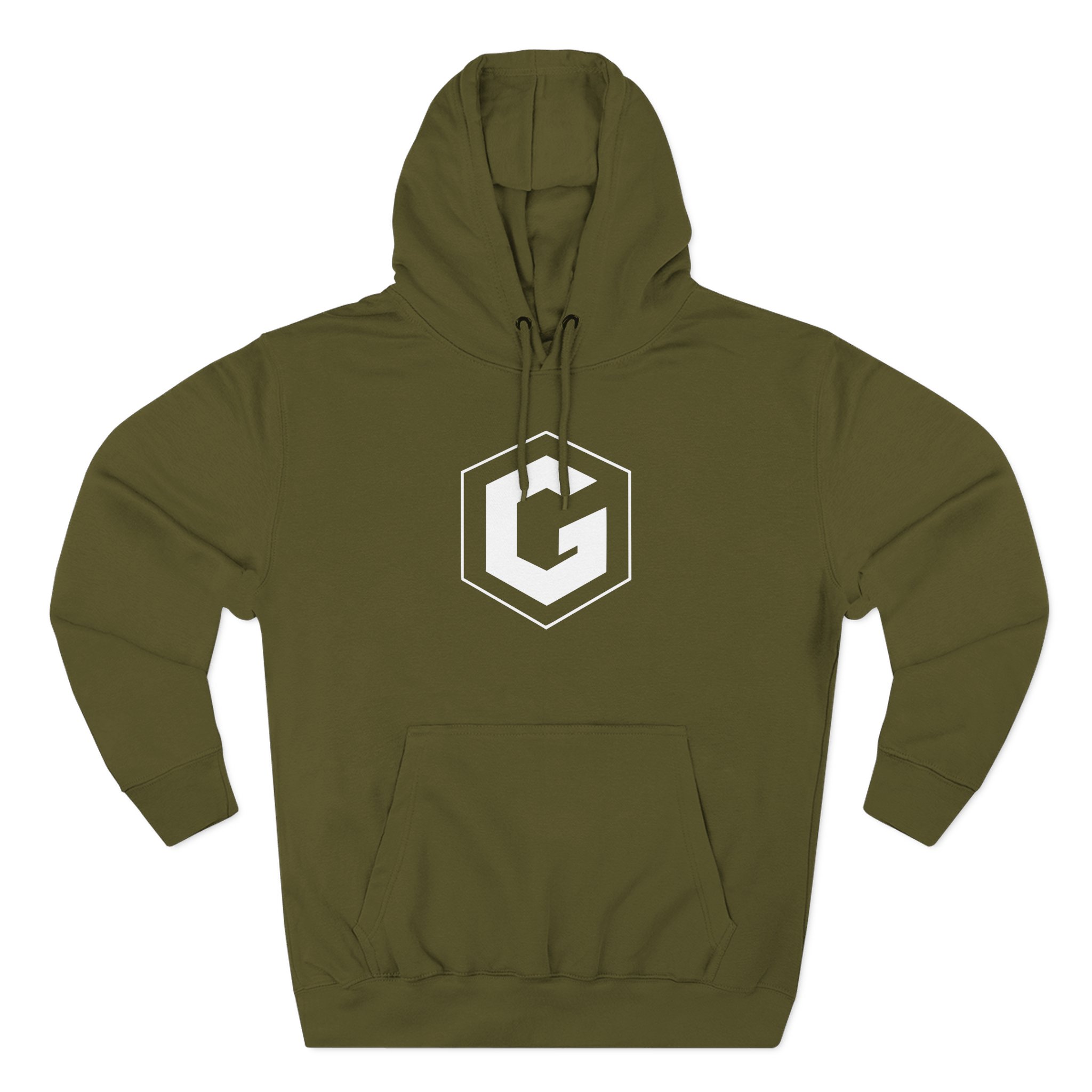Grian Three-Panel Fleece Hoodie