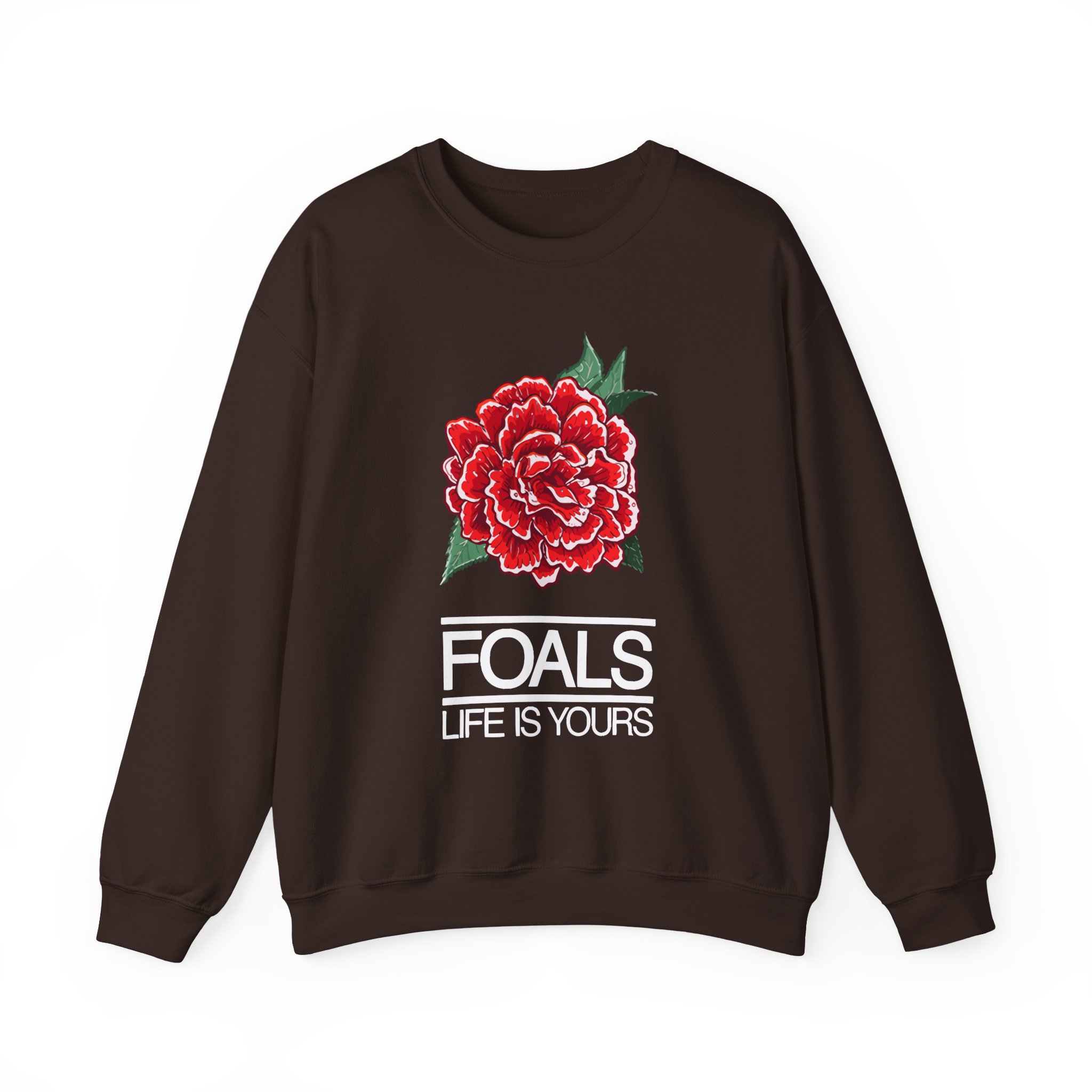 Foals Red Rose Unisex Heavy Blendâ„¢ Crewneck Sweatshirt