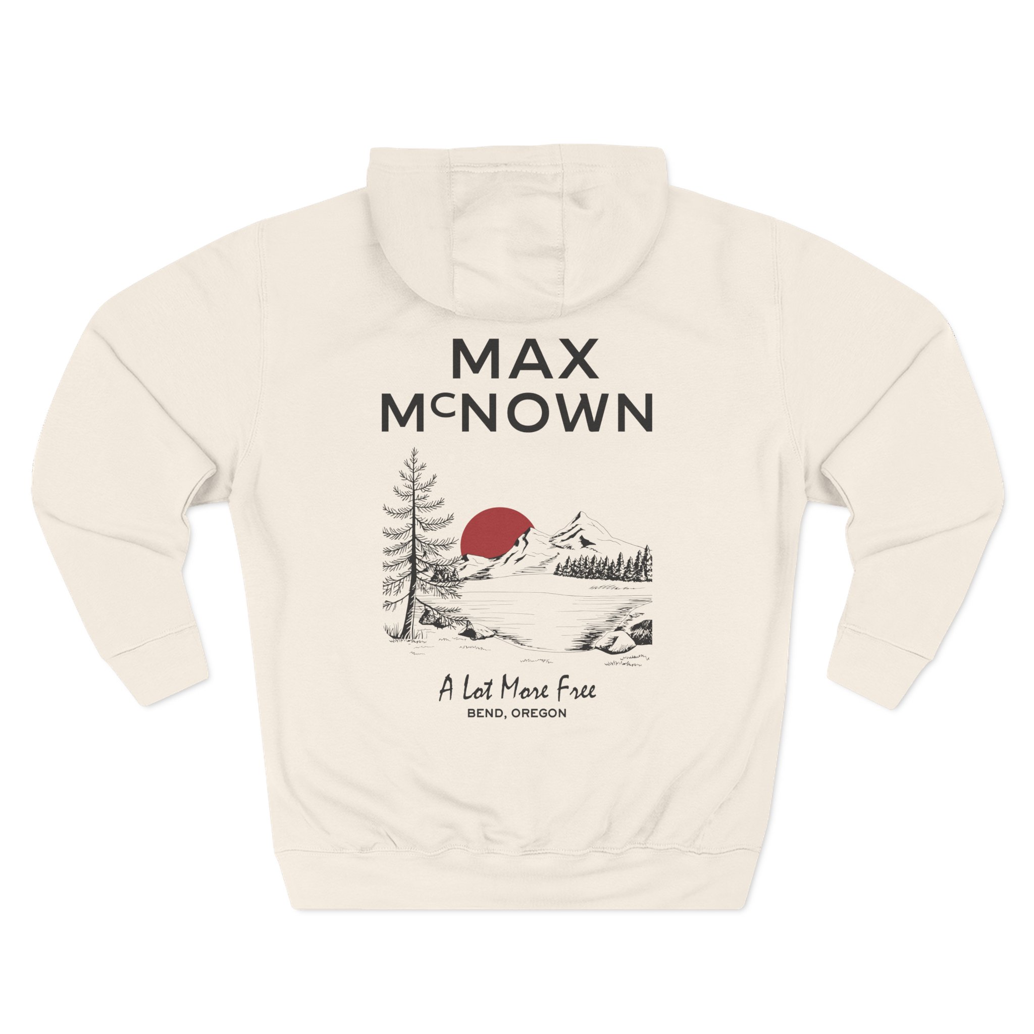 Max Mcnown a Lot More Free Three-Panel Fleece Hoodie