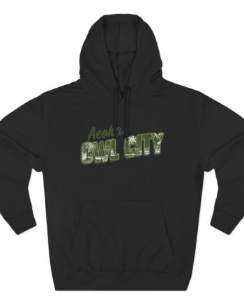 Owl City Three-Panel Fleece Hoodie