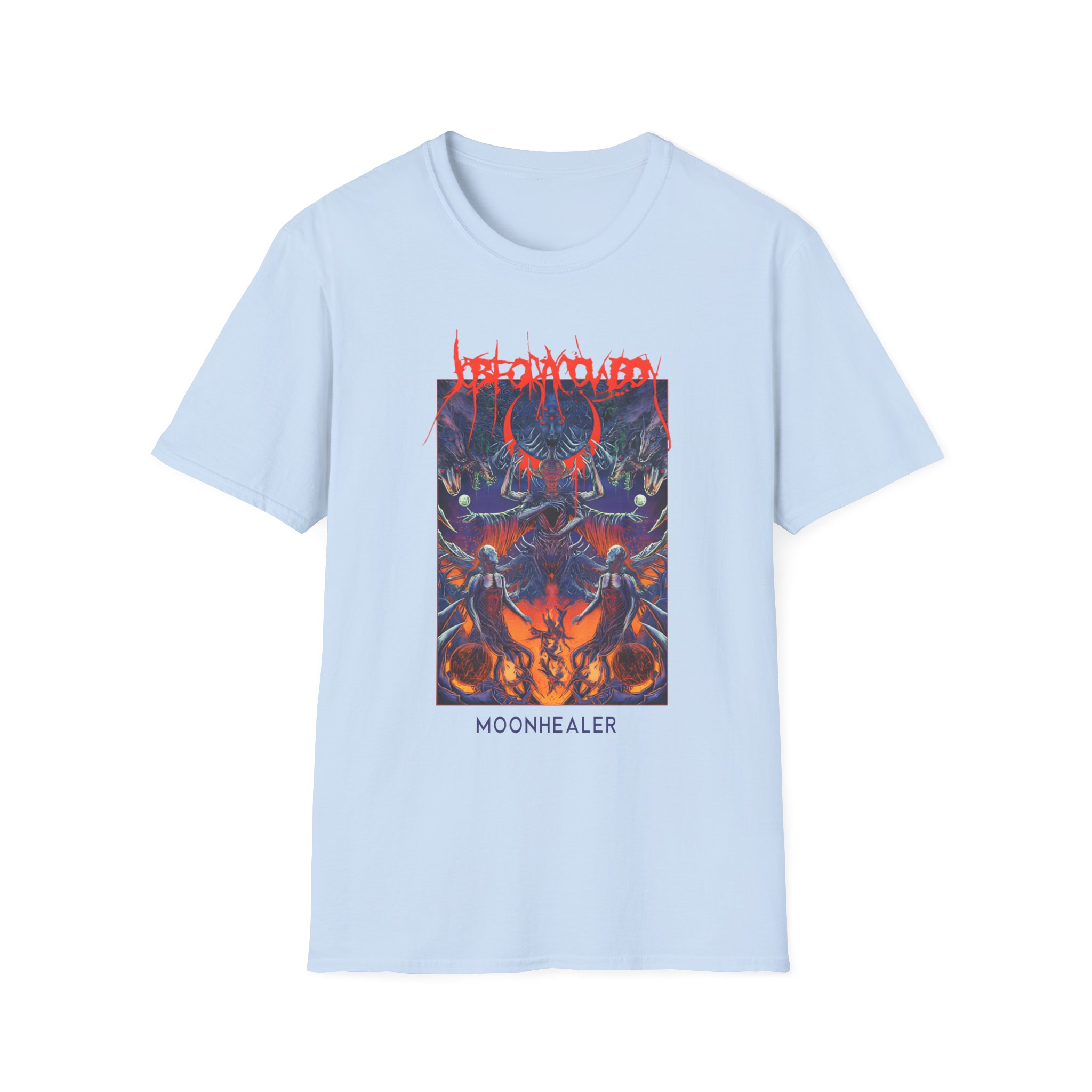 Job for a Cowboy Moon Healer Unisex Softstyle T-Shirt