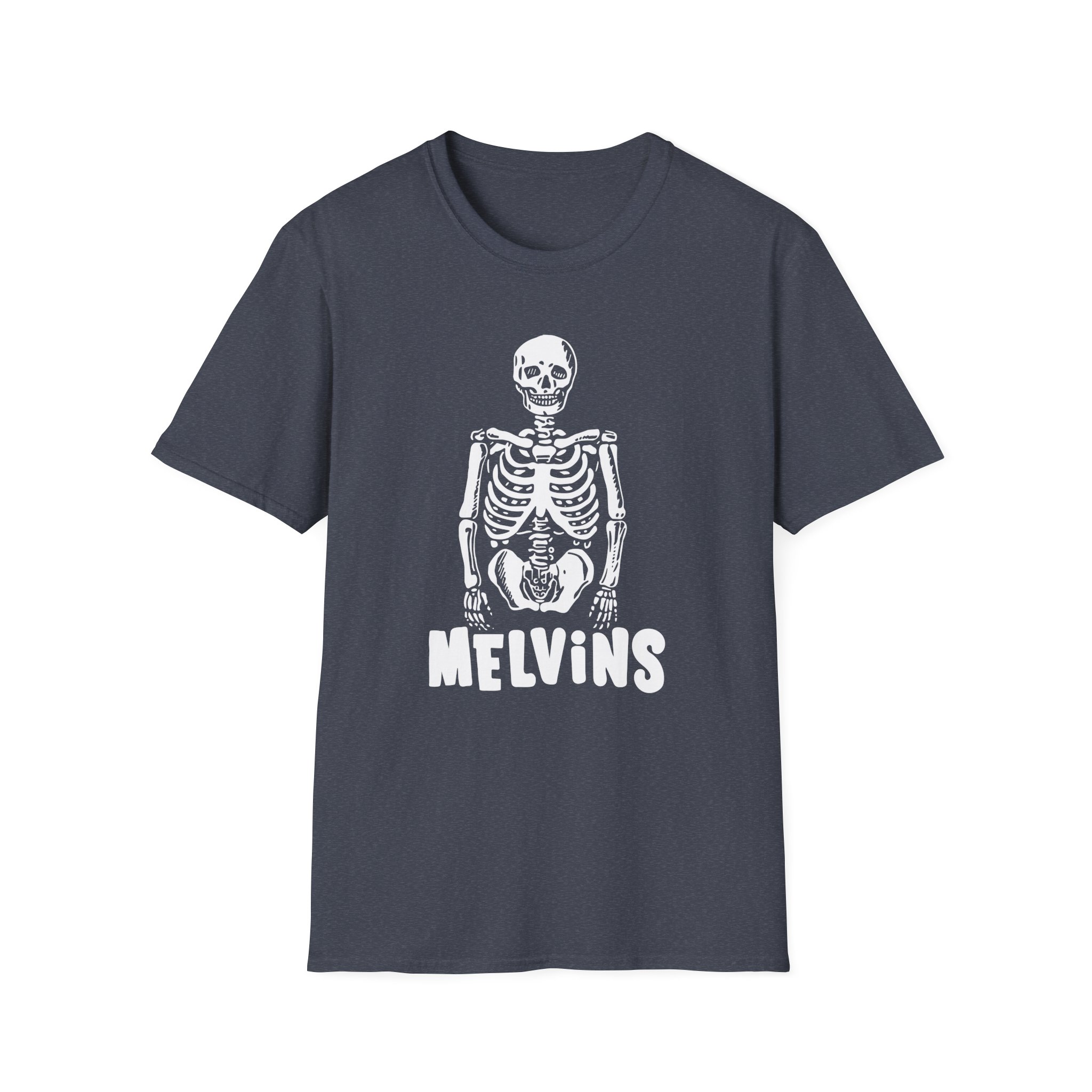 Melvins Skeleton Logo Unisex Softstyle T-Shirt