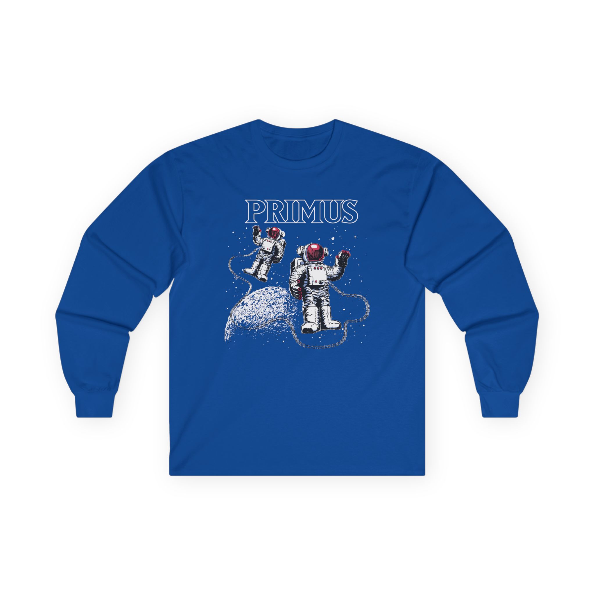 Primus Astronaut On The Moon Unisex Ultra Cotton Long Sleeve Tee