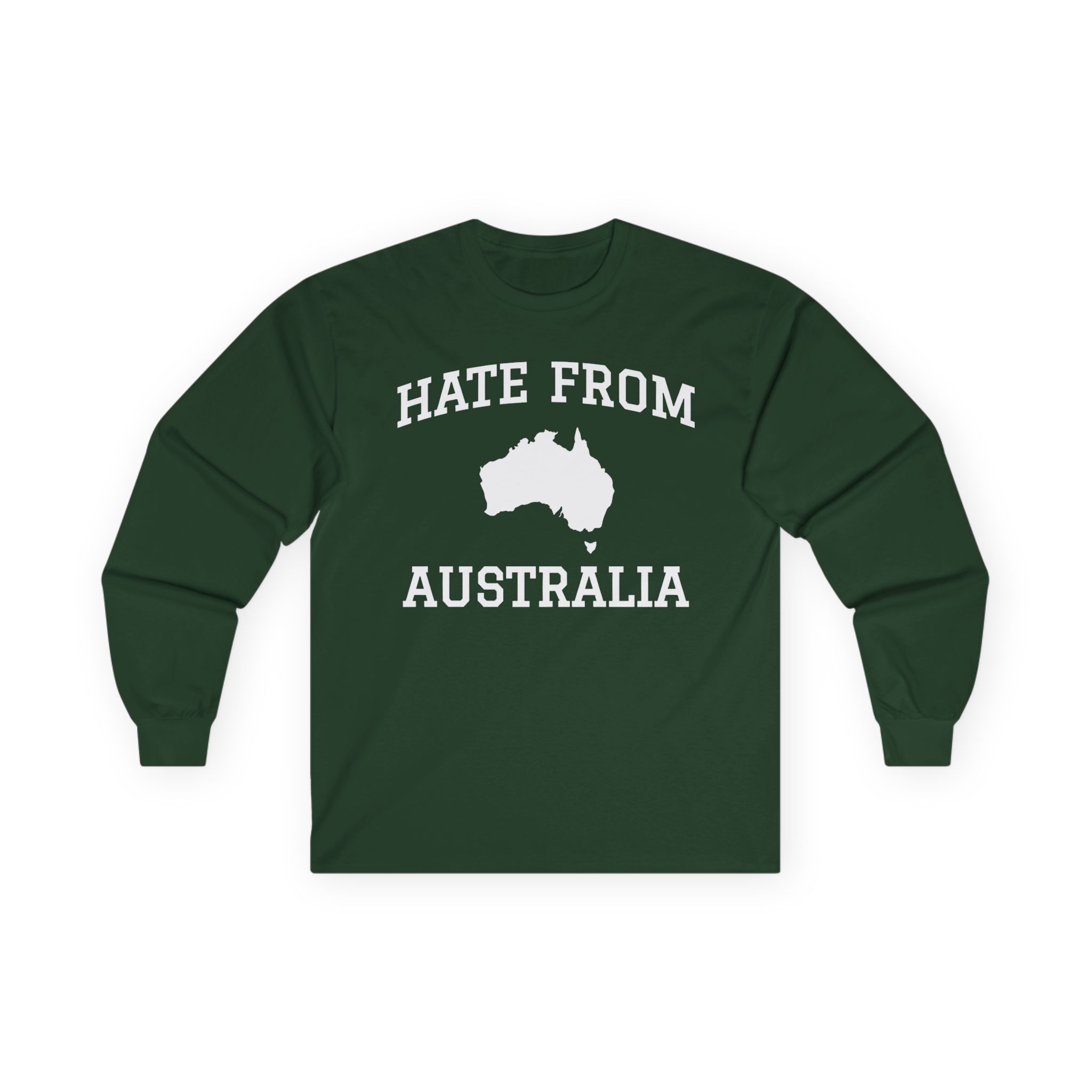 Ymh Hate From Australia Unisex Ultra Cotton Long Sleeve Tee