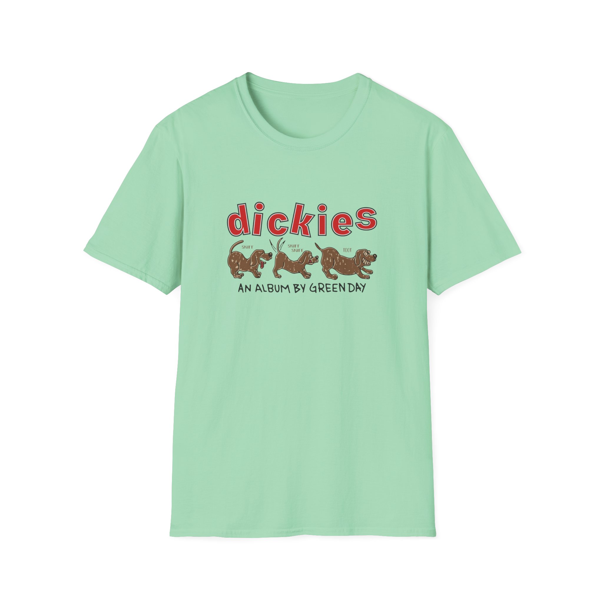 Green Day Dookie Dogs Unisex Softstyle T-Shirt