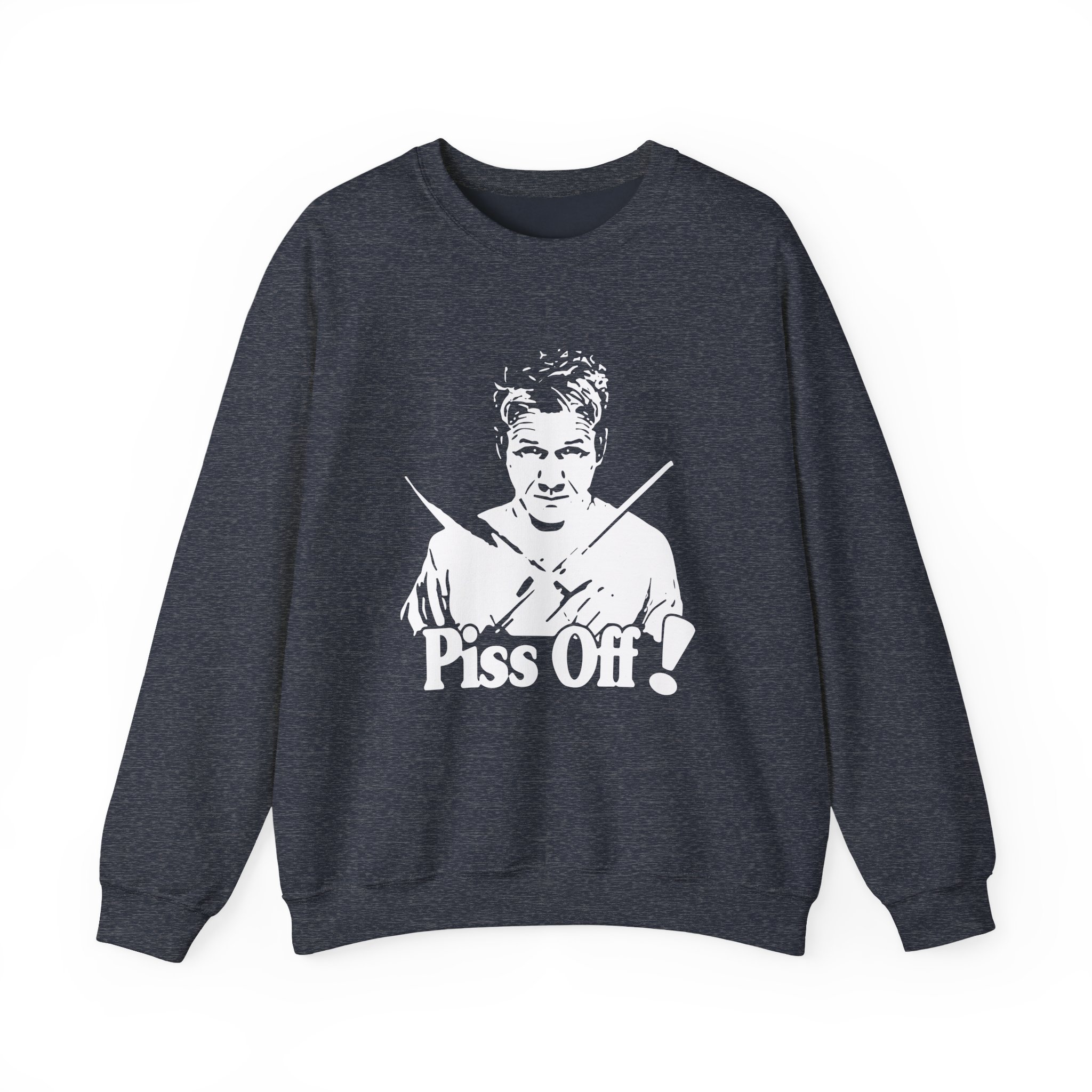 Gordon Ramsay Chef Piss Off Unisex Heavy Blendâ„¢ Crewneck Sweatshirt