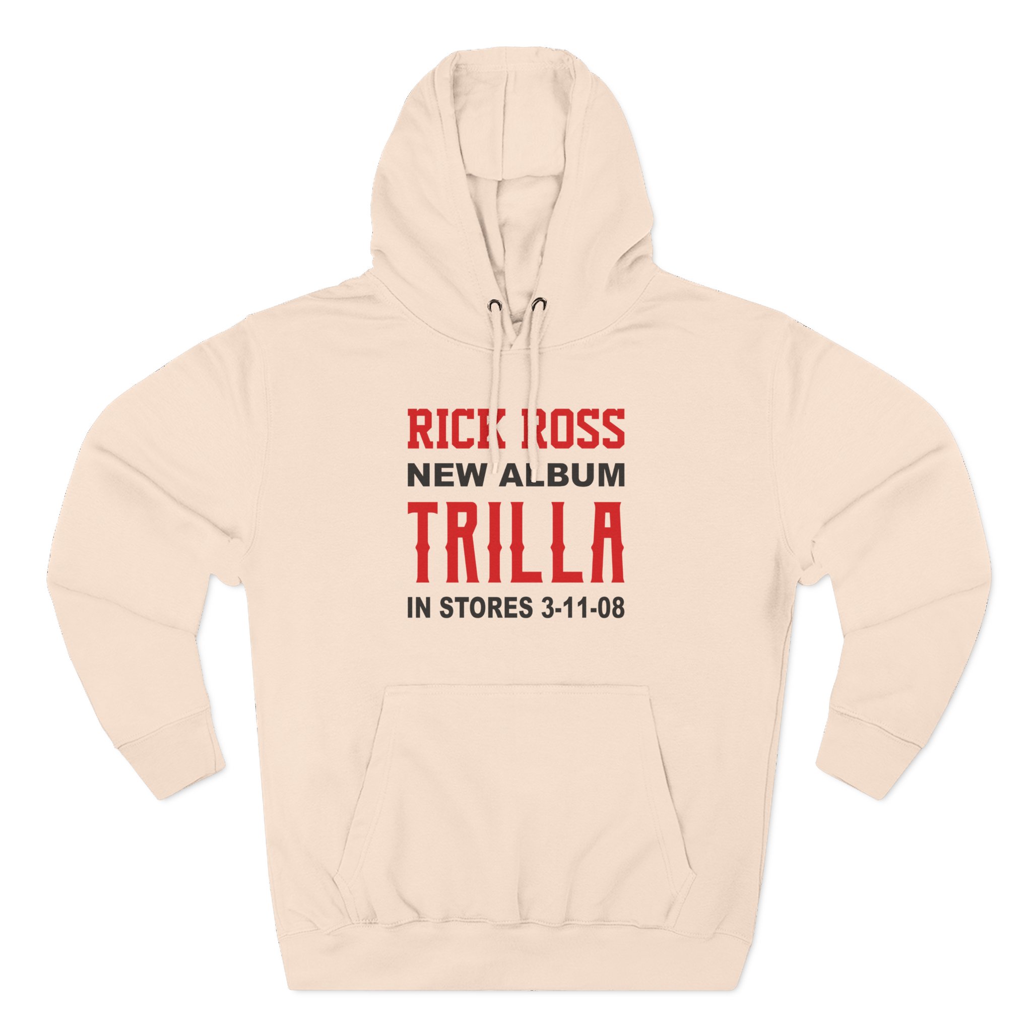 Rick Ross Three-Panel Fleece Hoodie