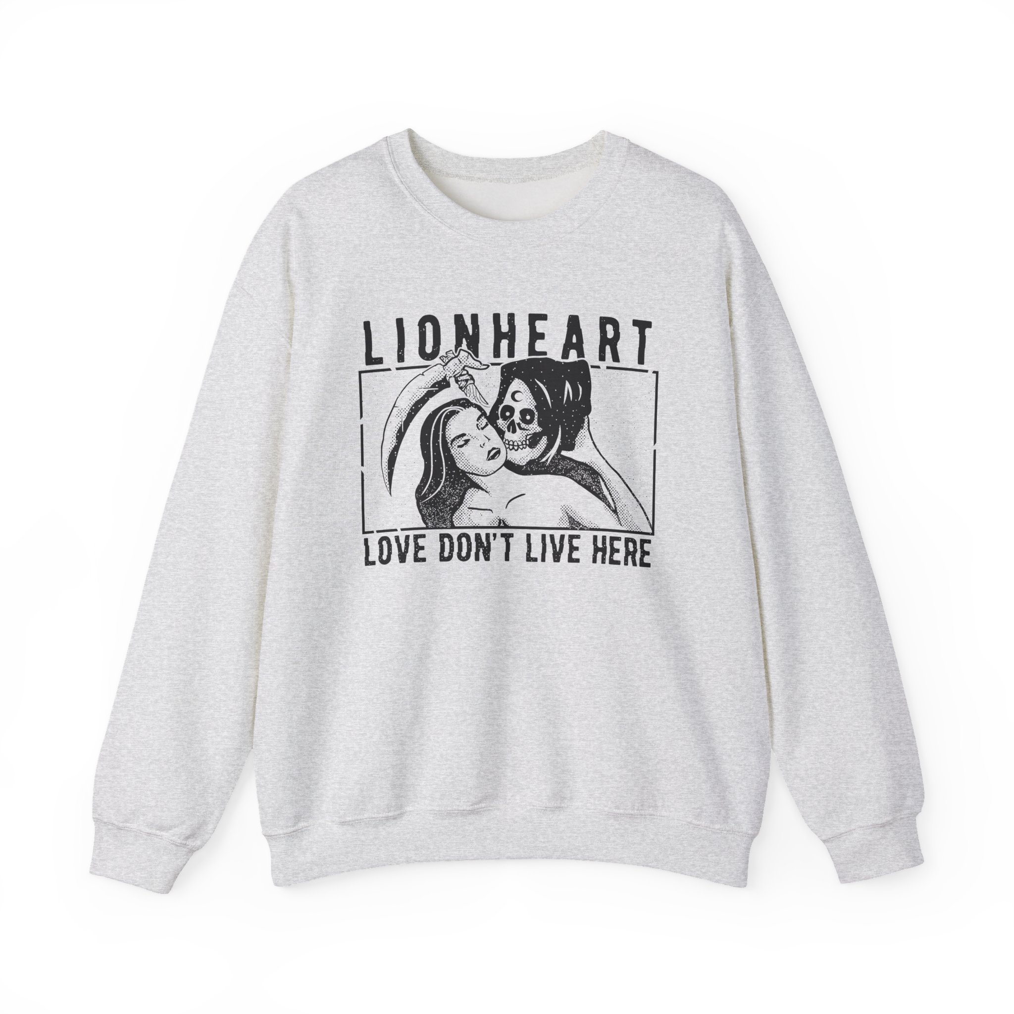 Lionheart "Love Don't Reaper" Unisex Heavy Blendâ„¢ Crewneck Sweatshirt